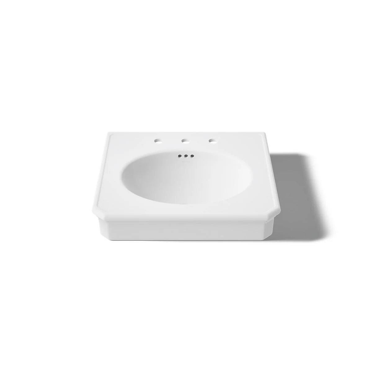 KOHLER K-38224-8 Claude 24" rectangular pedestal/console table bathroom sink - Image 8