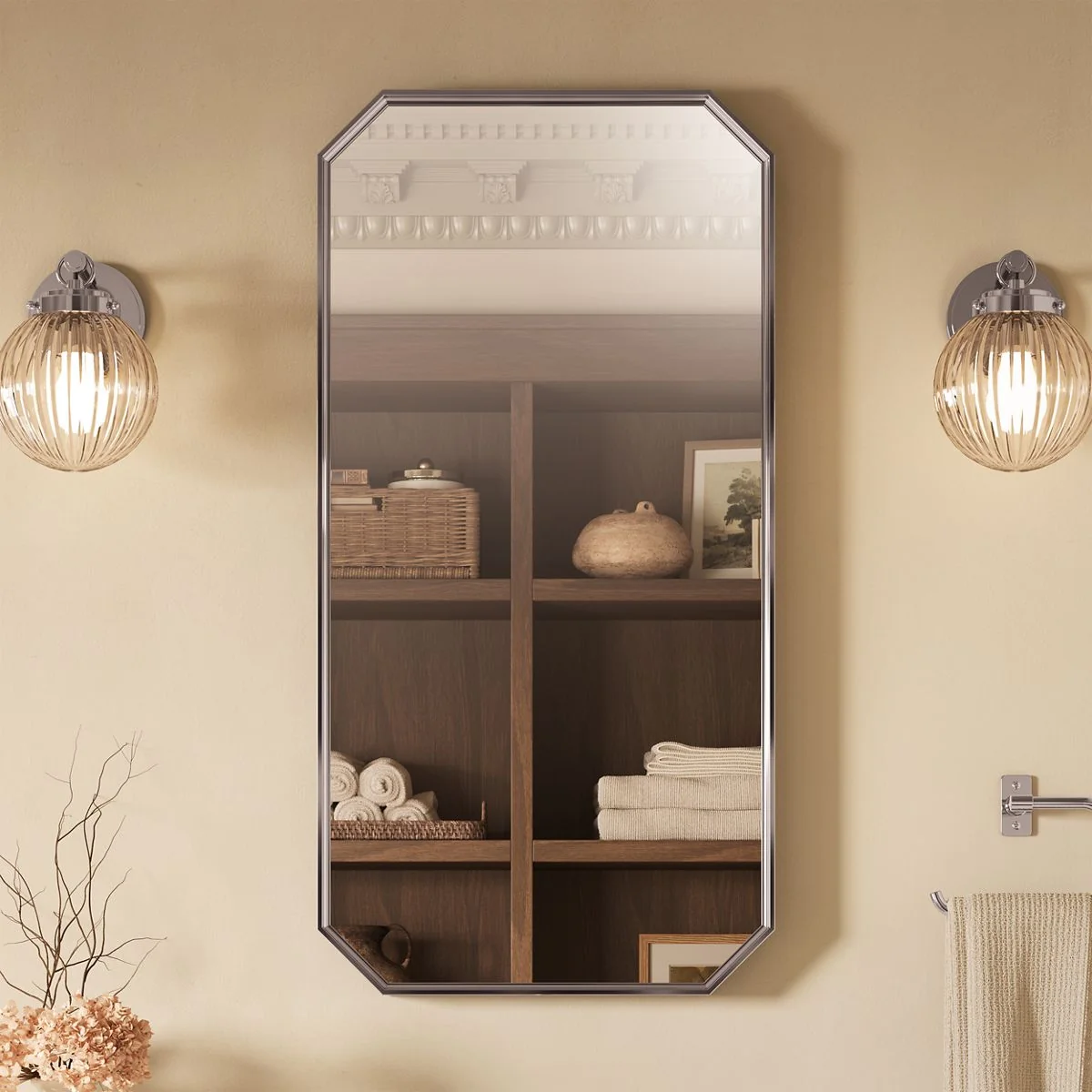 KOHLER K-39311 Claude 18" x 36" rectangular framed mirror - Image 5