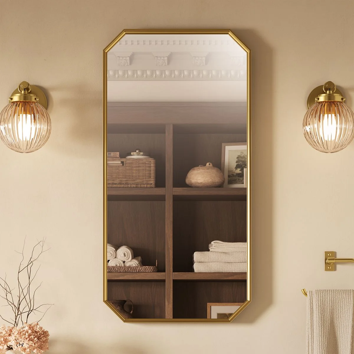 KOHLER K-39311 Claude 18" x 36" rectangular framed mirror - Image 8