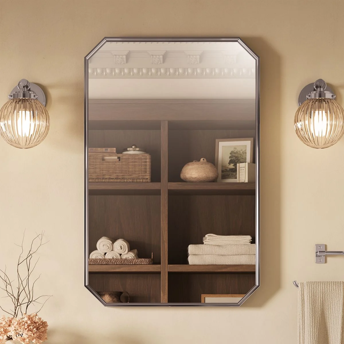KOHLER K-39337 Claude 22" x 34" rectangular framed mirror - Image 5