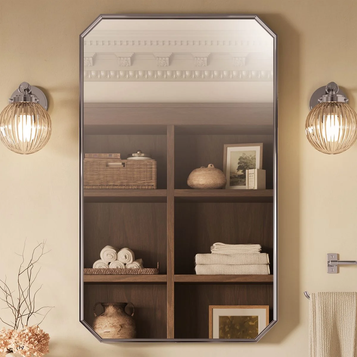 KOHLER K-39338 Claude 24" x 40" rectangular framed mirror - Image 5
