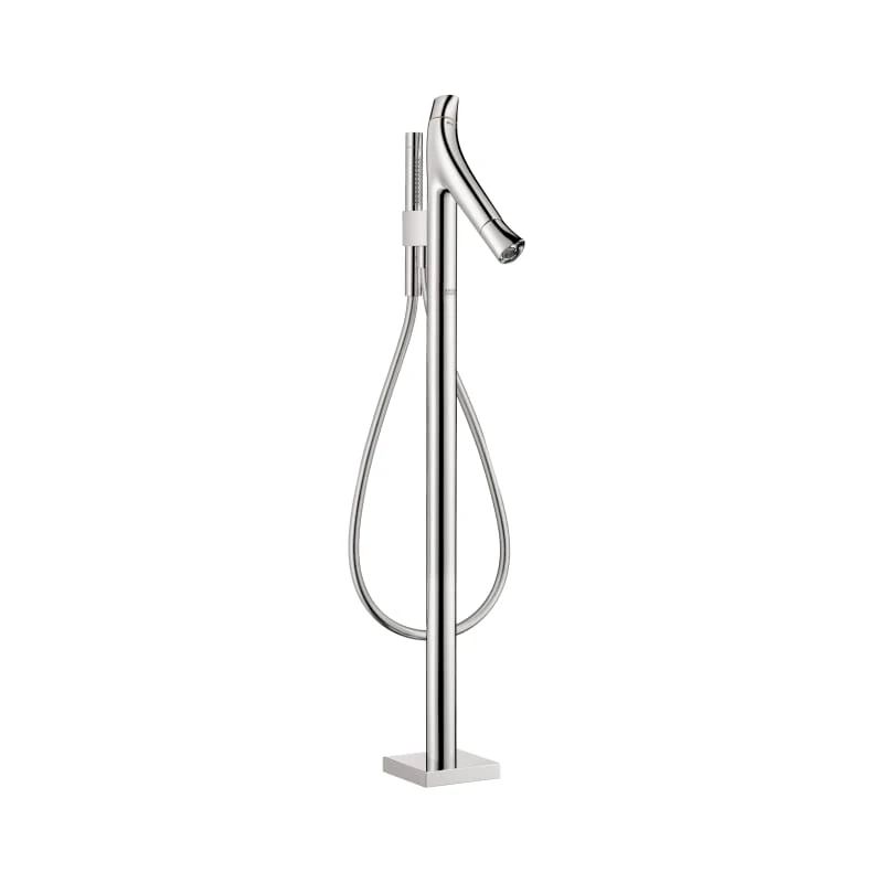AXOR 12016001 Starck Organic 2-Handle Freestanding Tub Filler Trim with 2.0 GPM Handshower