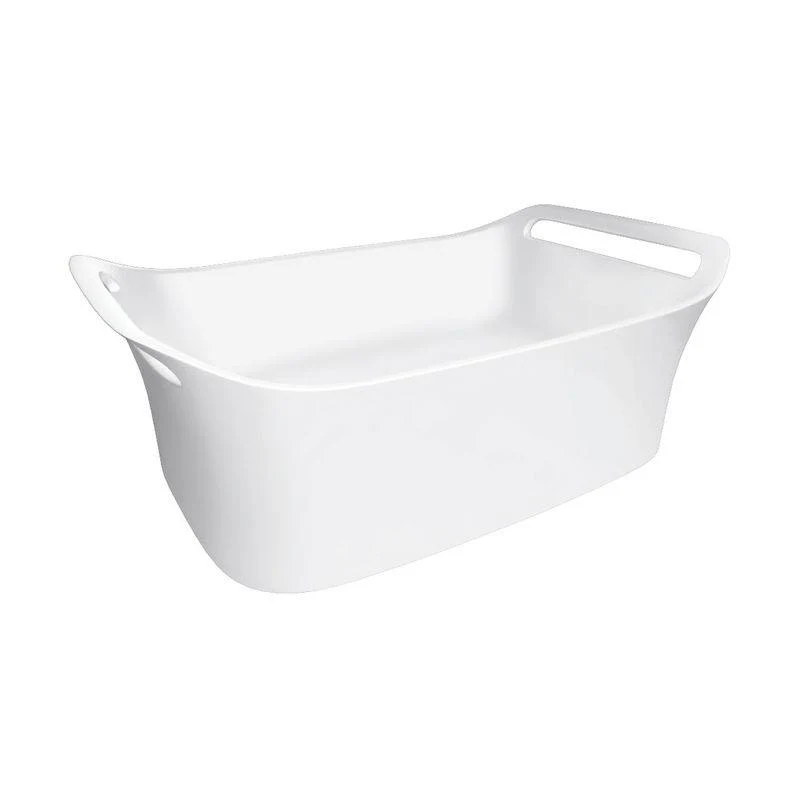 AXOR 11300000 Urquiola Oval Vessel Bathroom Sink with Integrated Towel Holders