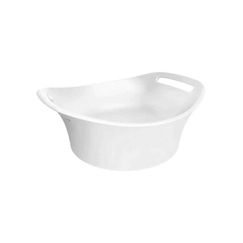 AXOR 11301000 Urquiola Round Vessel Bathroom Sink with Integrated Towel Holders