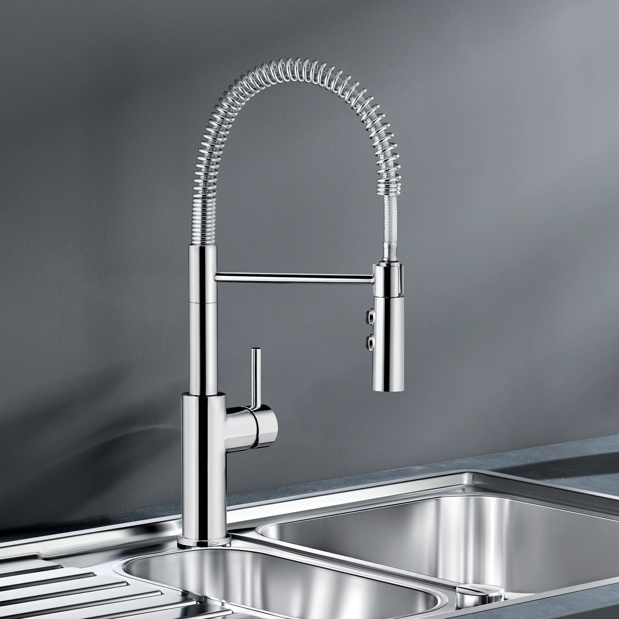 BLANCO Catris Semi-Pro Pull-Down Dual-Spray Kitchen Faucet - Image 3
