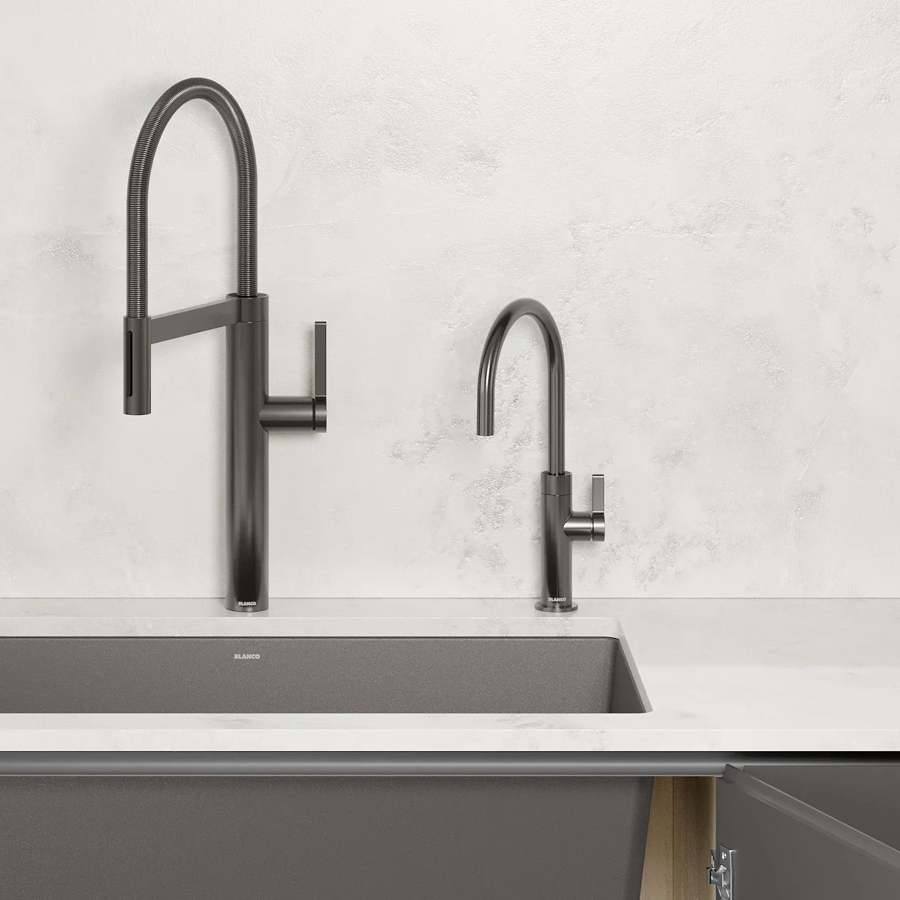 BLANCO Culina II Semi-Pro Pull-Down Dual-Spray Kitchen Faucet - Image 8