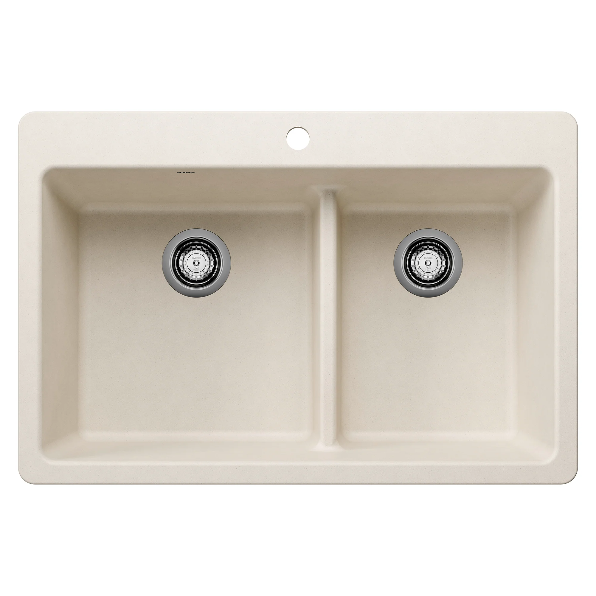 BLANCO Liven SILGRANIT 33" 60/40 Double Bowl Dual Mount Kitchen Sink with Low Divide - Image 3