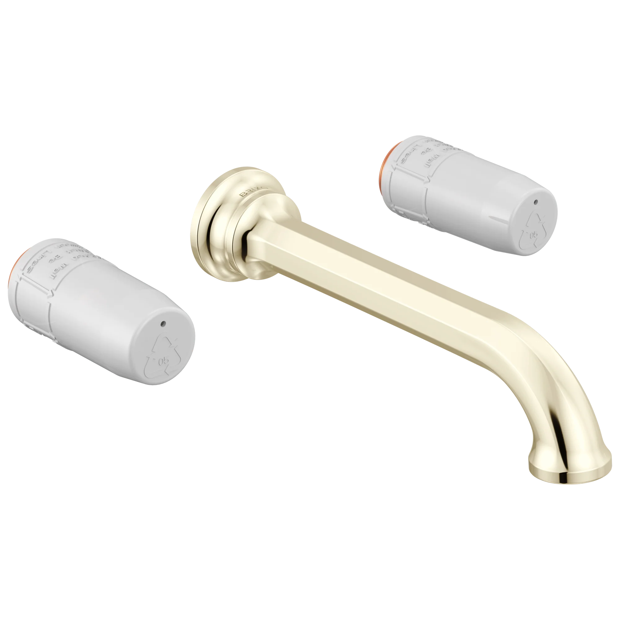Brizo Beauclere T65865LF Two-Handle Wall Mount Lavatory Faucet - Less Handles 1.2 GPM - Image 2