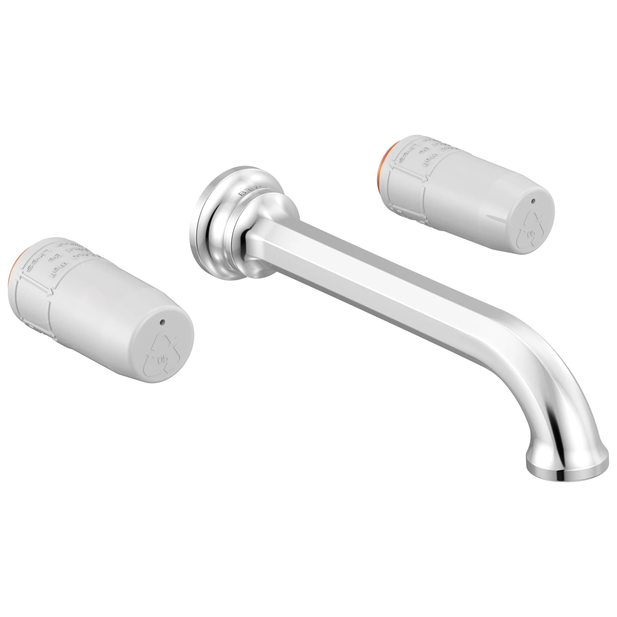 Brizo Beauclere T65865LF Two-Handle Wall Mount Lavatory Faucet - Less Handles 1.2 GPM - Image 3