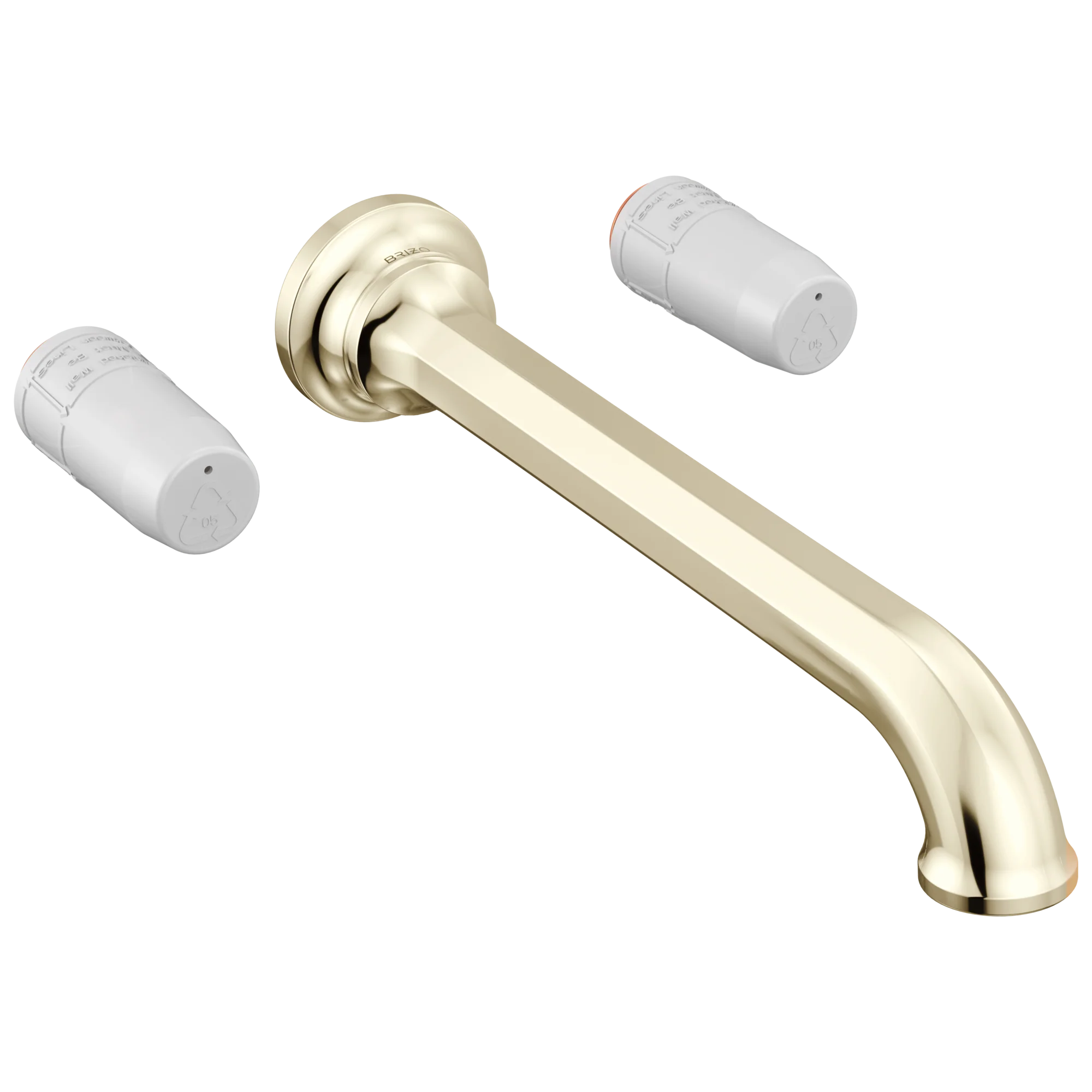 Brizo Beauclere T70465 Two Handle Wall Mount Tub Filler - Less Handles
