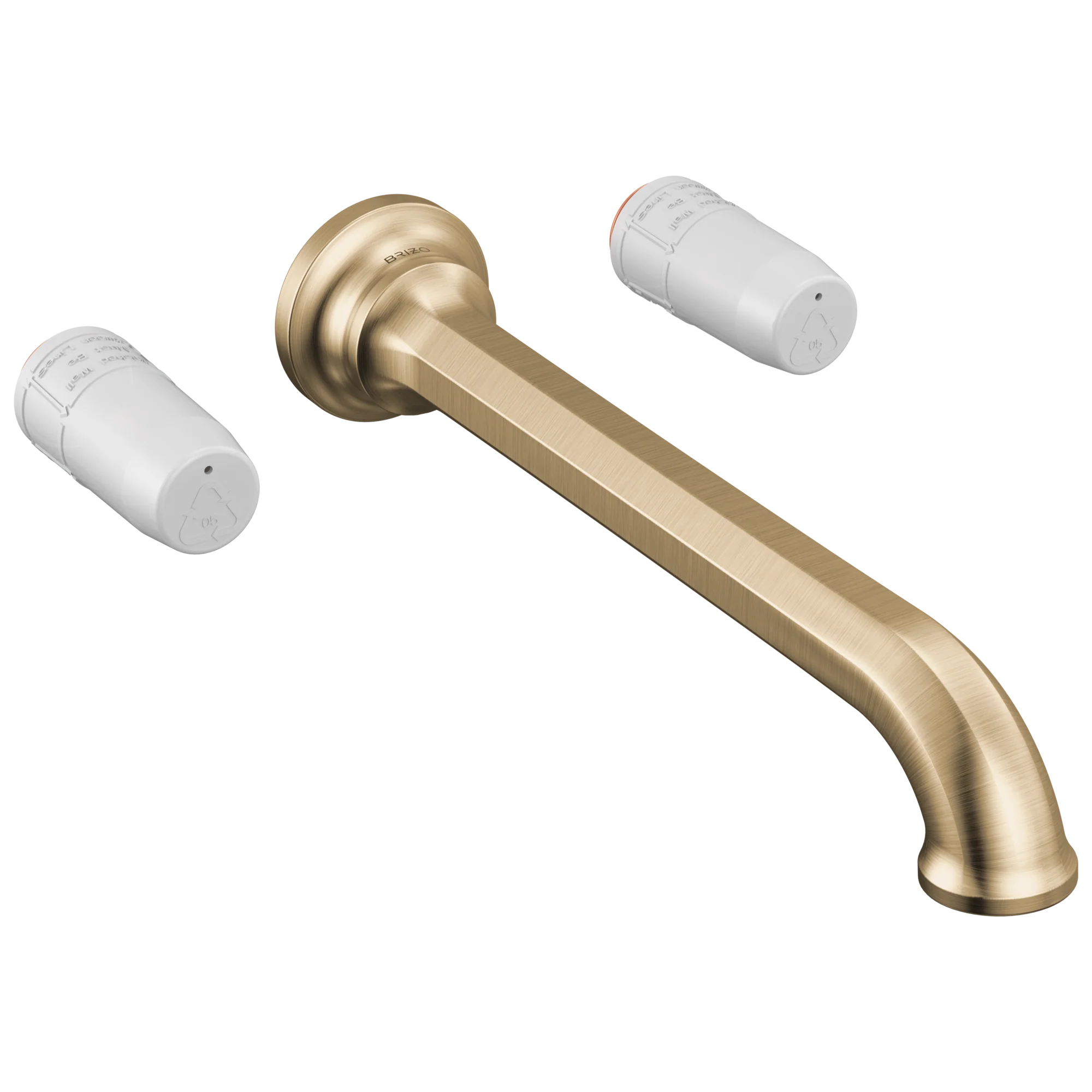Brizo Beauclere T70465 Two Handle Wall Mount Tub Filler - Less Handles - Image 3