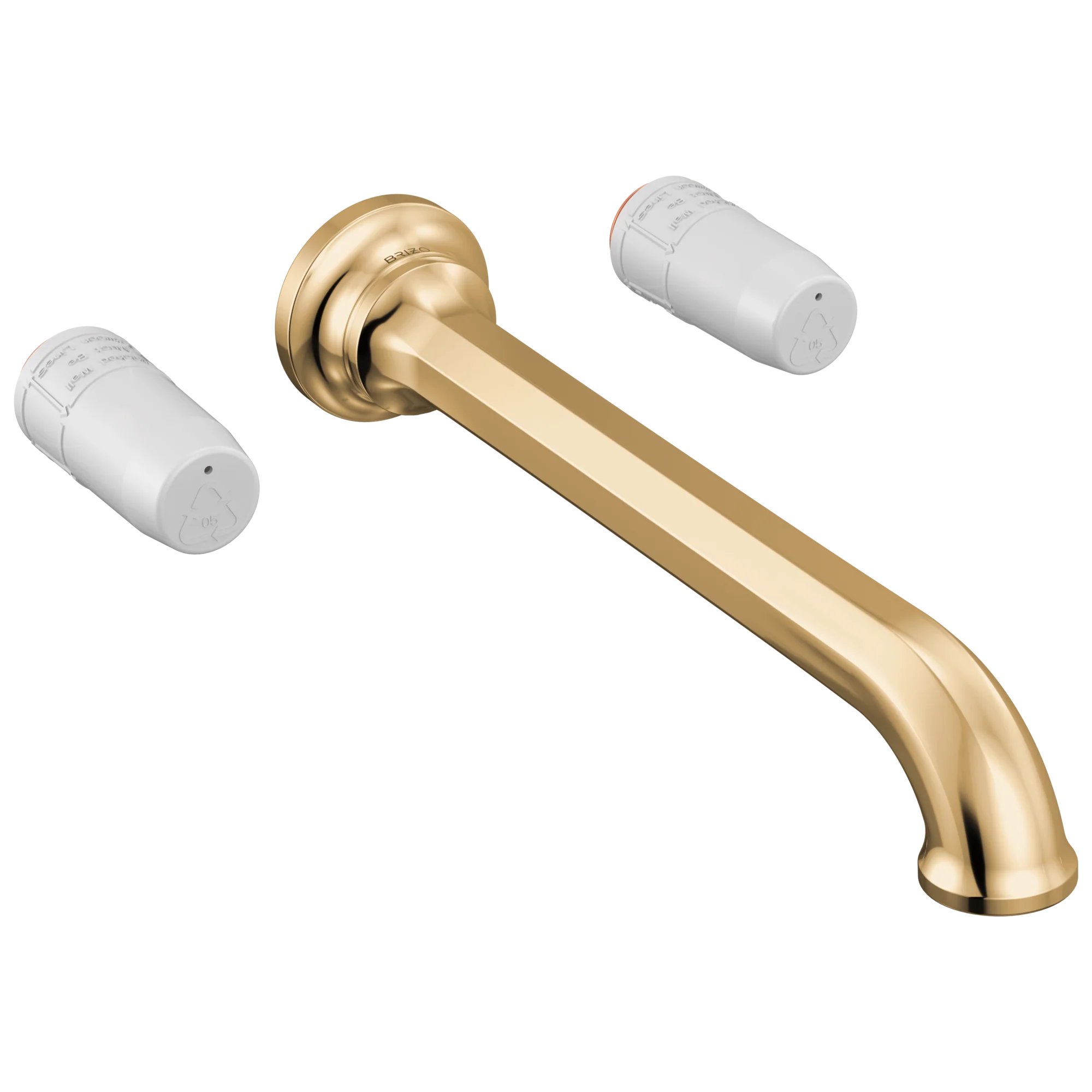 Brizo Beauclere T70465 Two Handle Wall Mount Tub Filler - Less Handles