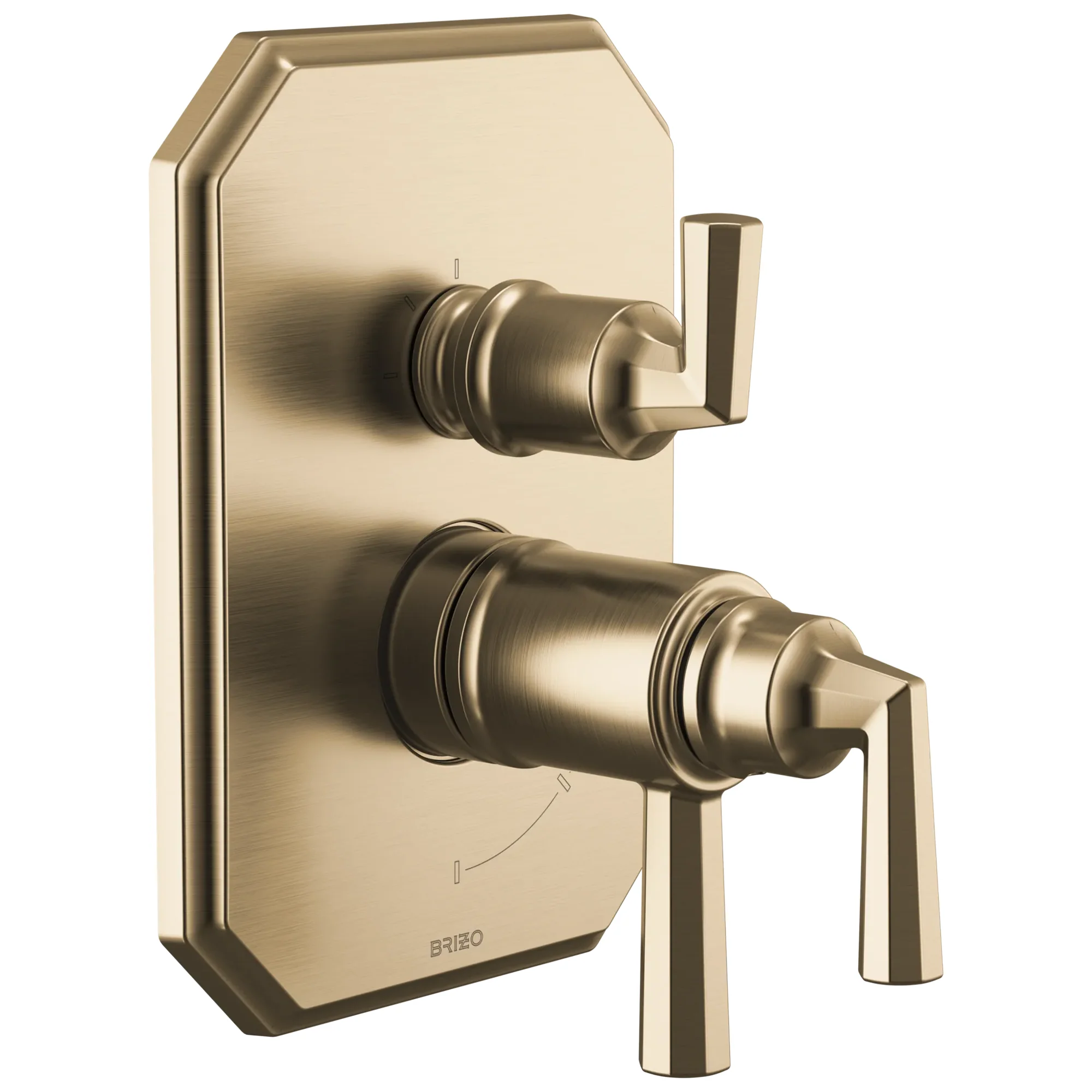 Brizo Beauclere T75565 TempAssure Thermostatic Valve with Integrated 3-Function Diverter Trim - Image 3
