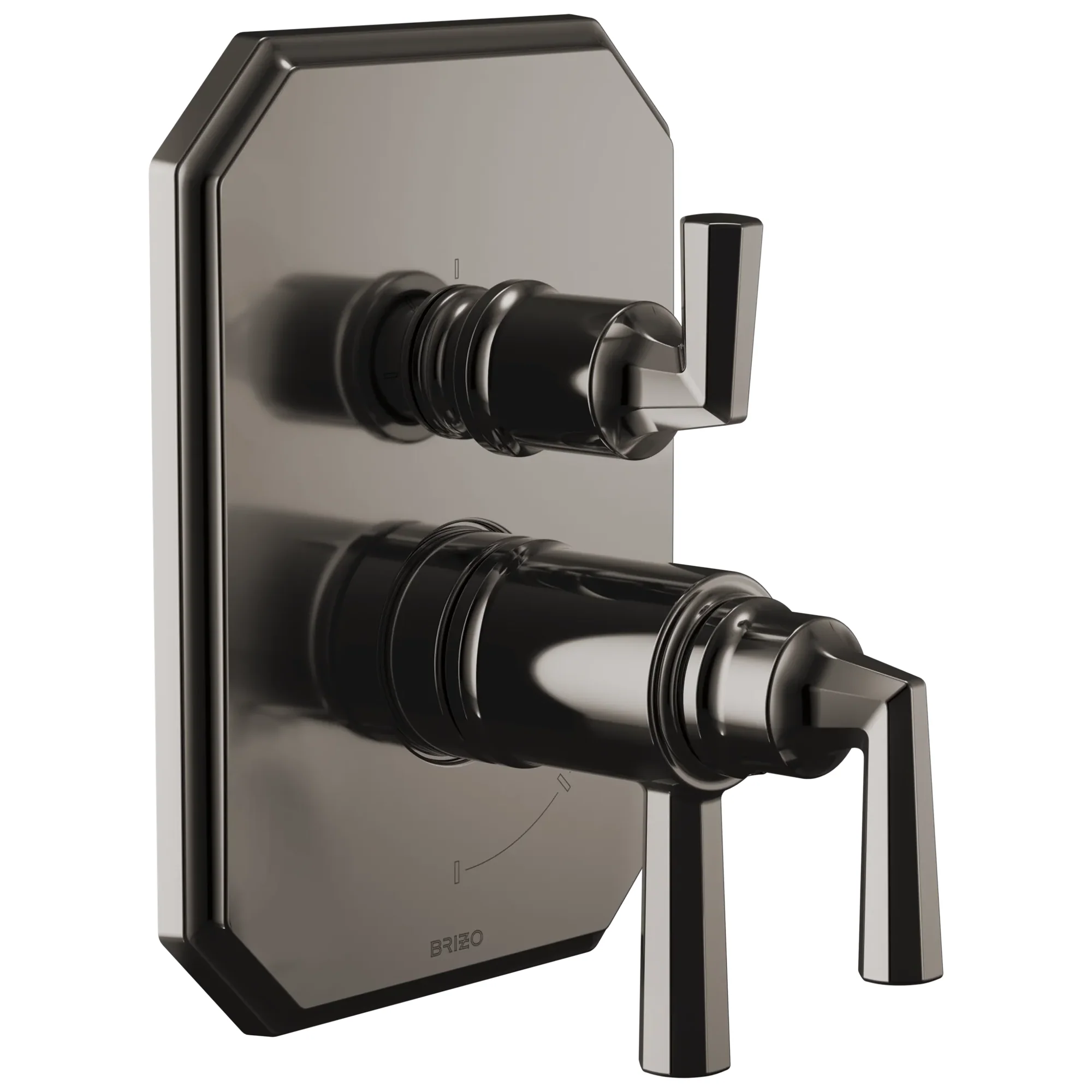 Brizo Beauclere T75565 TempAssure Thermostatic Valve with Integrated 3-Function Diverter Trim - Image 5