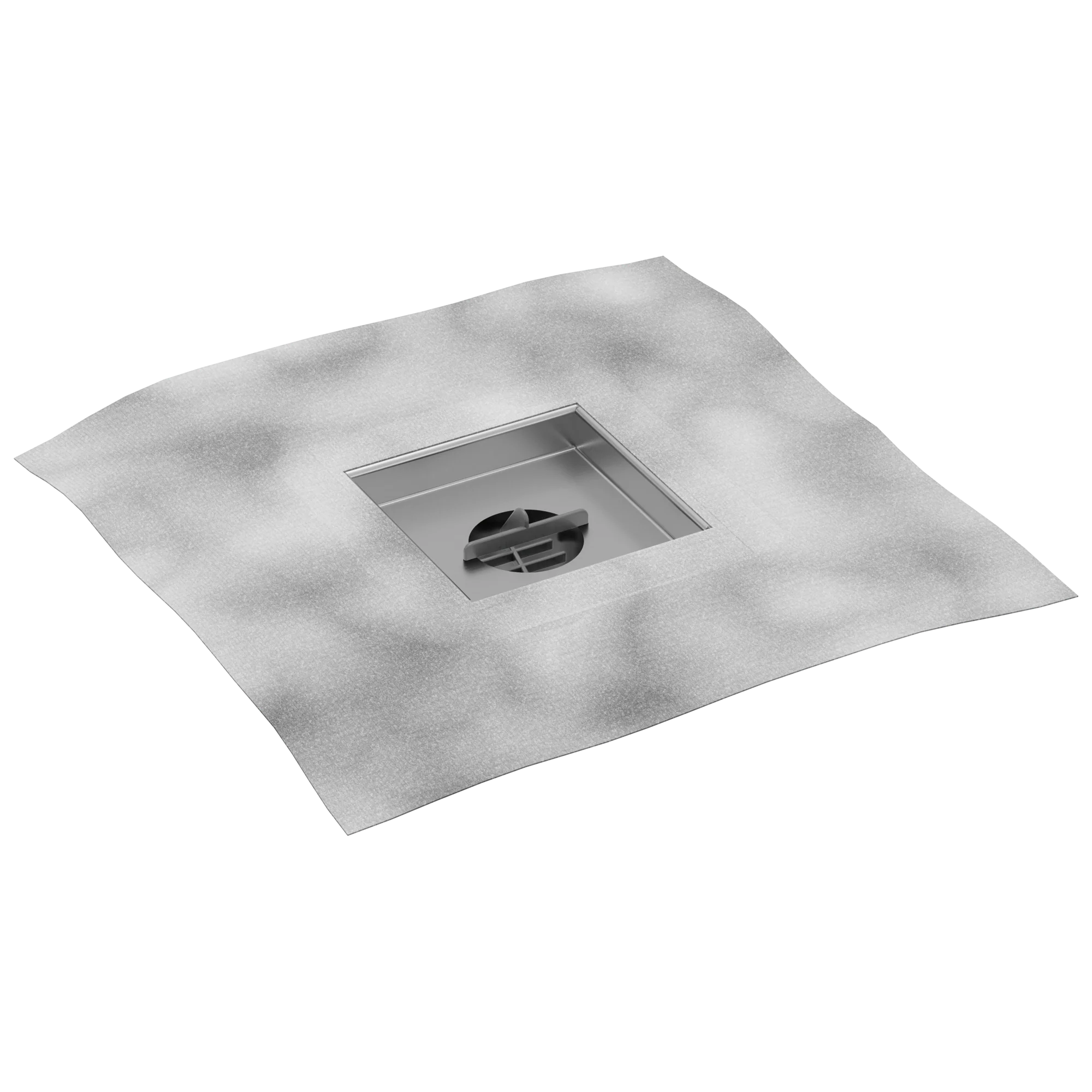 Brizo BR62400 4" Square Drain Rough
