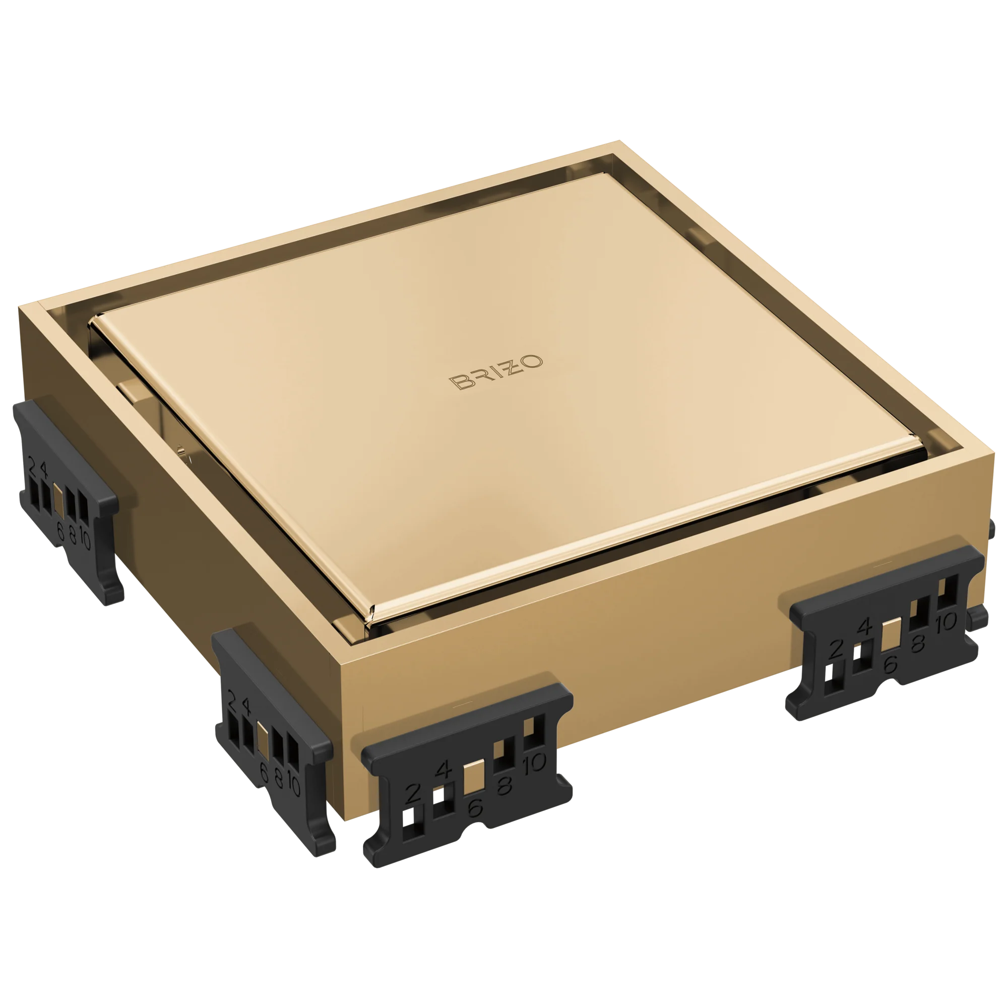 Brizo BT062418 4" Reversible Square Point Shower Drain