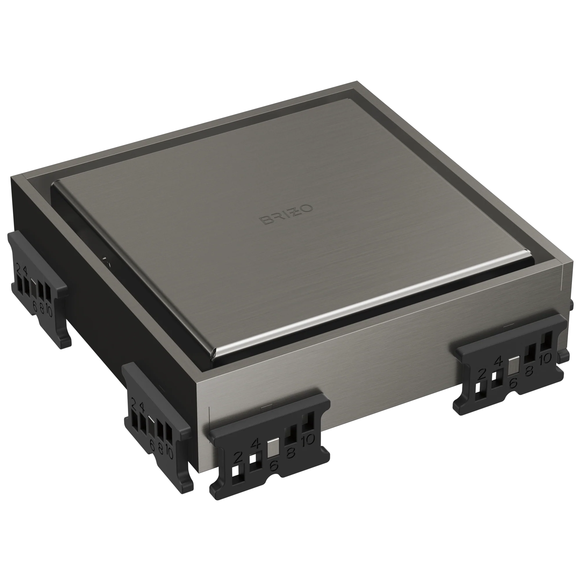 Brizo BT062418 4" Reversible Square Point Shower Drain - Image 6
