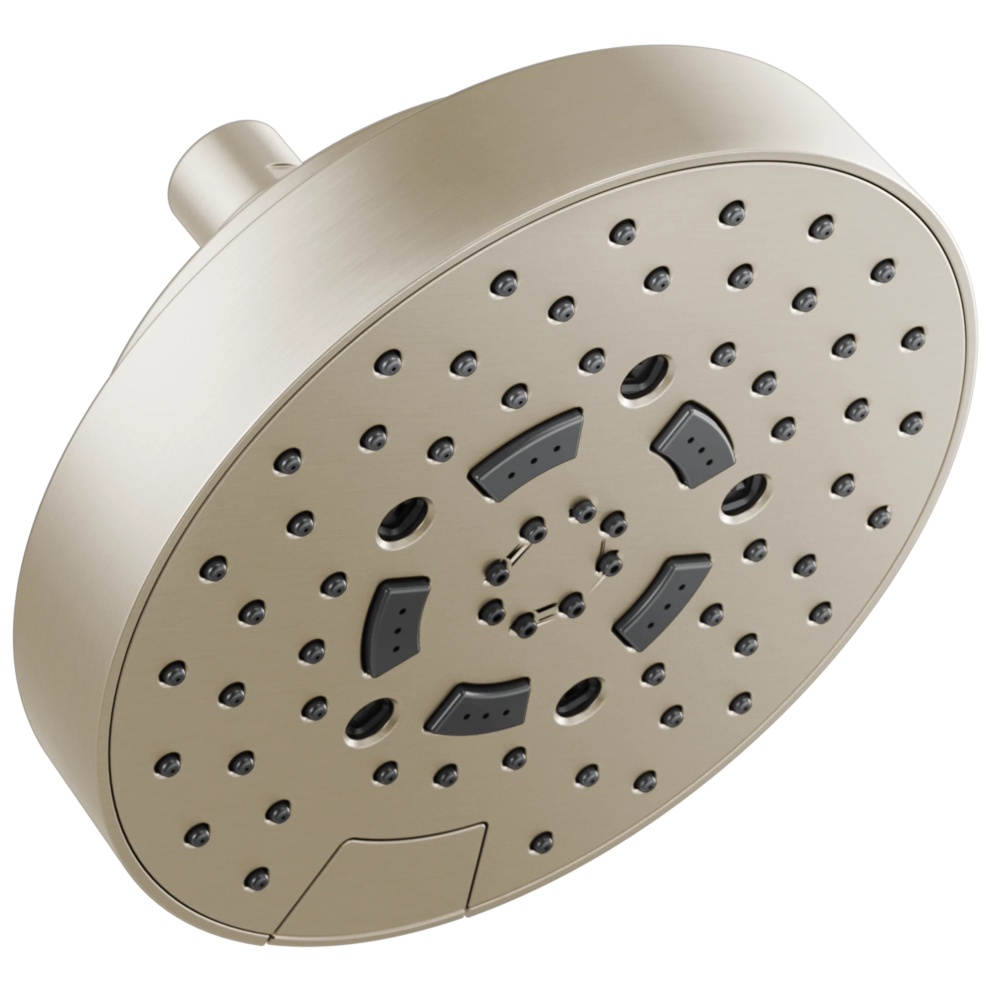 Brizo Essential Shower 87492 7” Linear Round H2Okinetic Multi-Function Wall Mount Shower Head - 1.5 GPM - Image 3