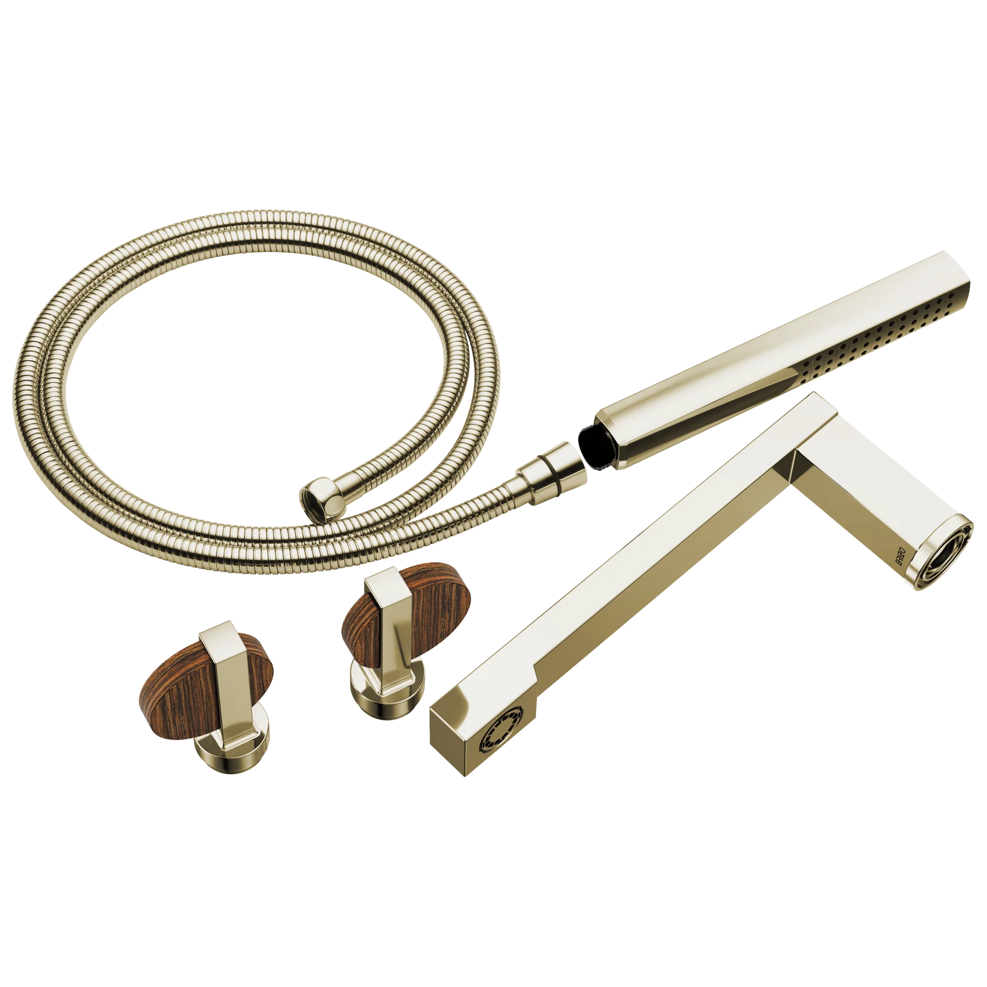 Brizo Frank Lloyd Wright T703100 Two-Handle Tub Filler Trim Kit with Lunar Handles