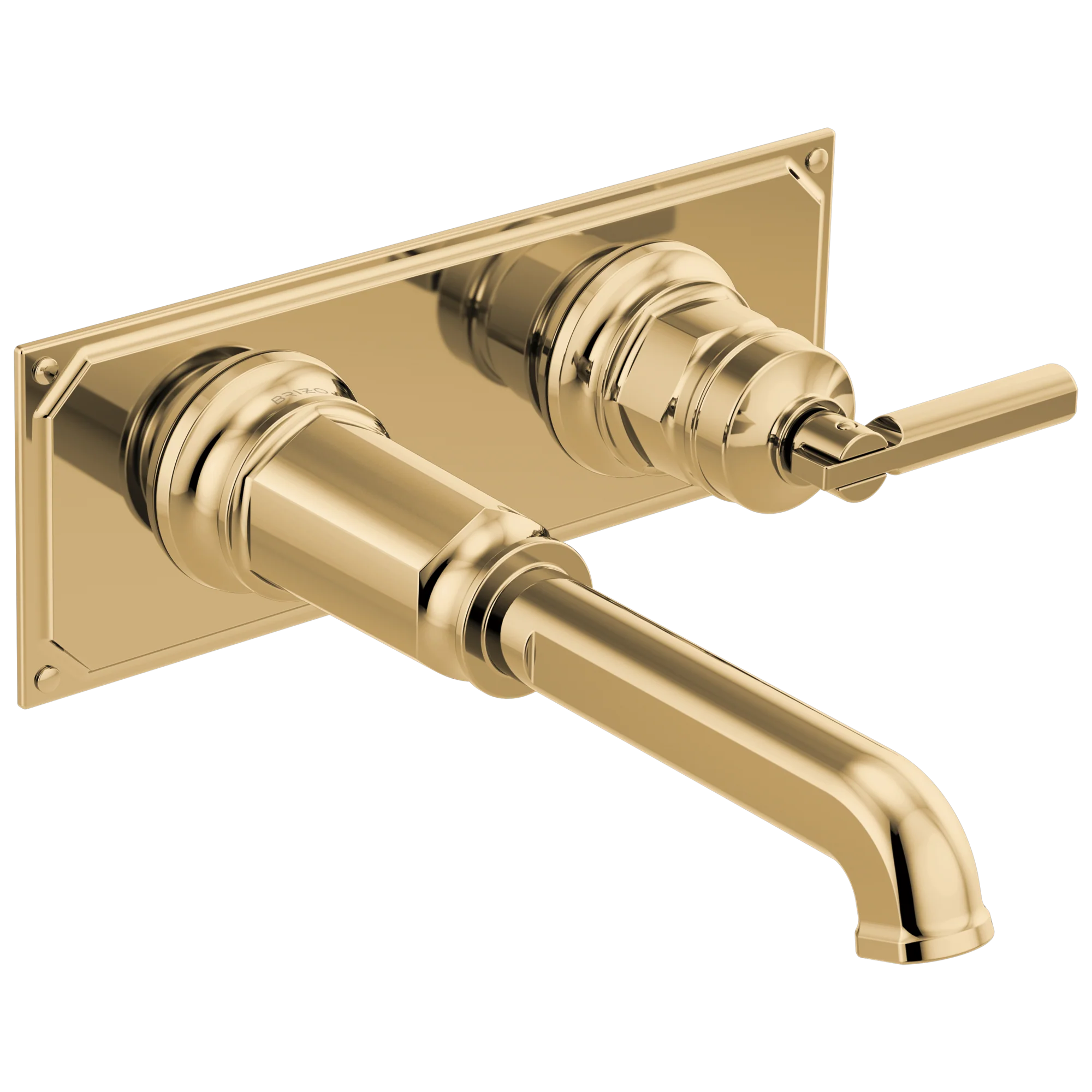 Brizo Invari T65776LF Two-Hole, Single-Handle Wall Mount Lavatory Faucet - Less Handle 1.2 GPM