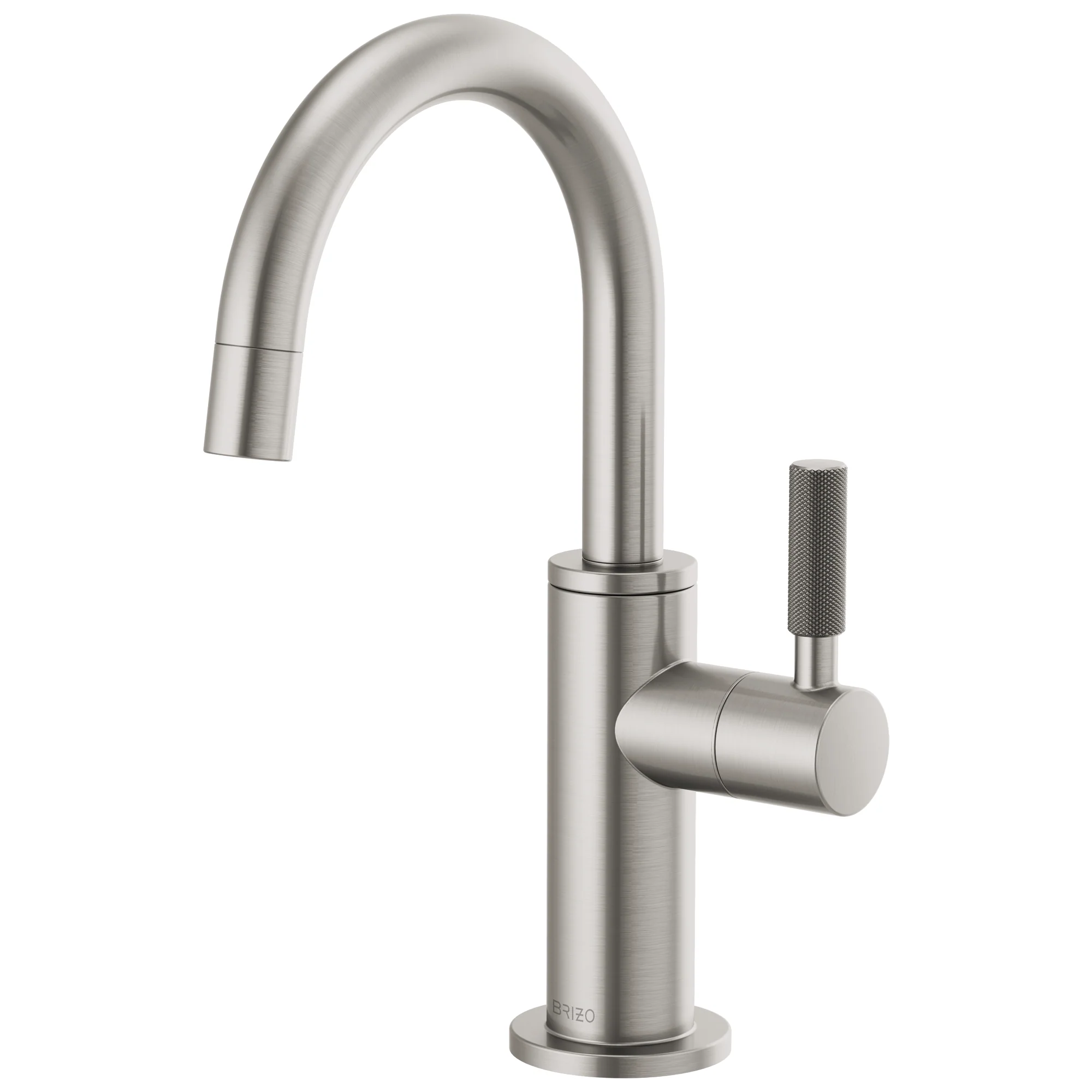 Brizo Litze 61343LF Beverage Faucet with Arc Spout and Knurled Handle - Image 4