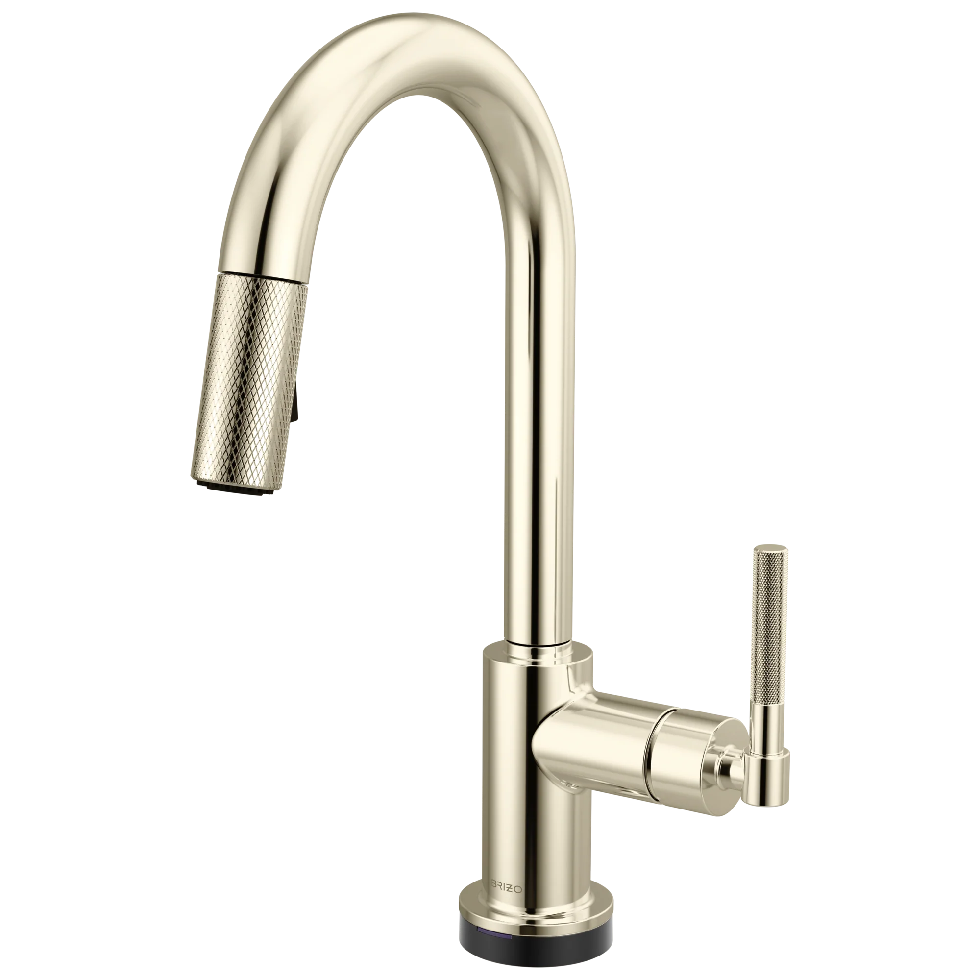 Brizo Litze 64943LF Smarttouch Pull-Down Prep Faucet with Arc Spout - Knurled Handle - Image 4