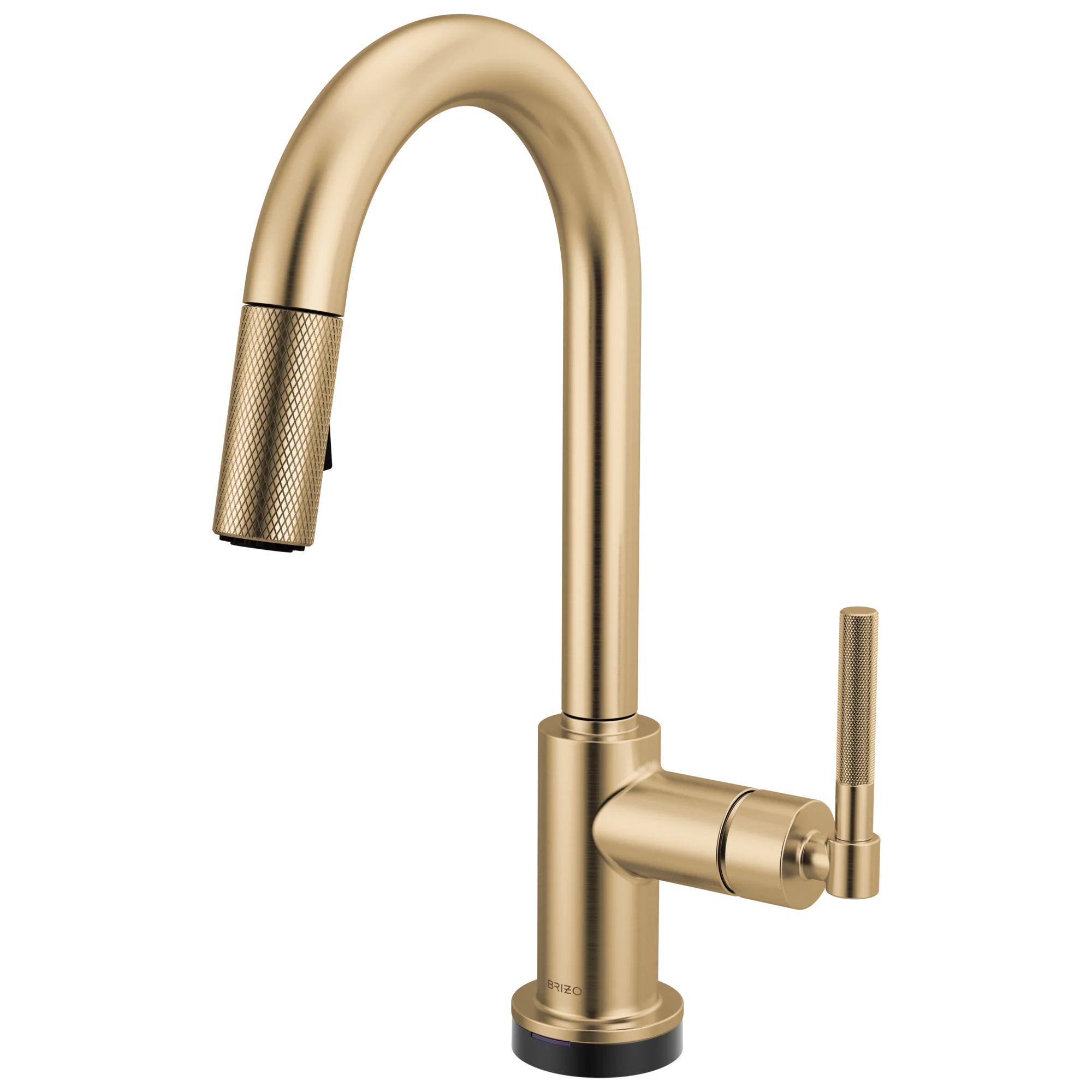 Brizo Litze 64943LF Smarttouch Pull-Down Prep Faucet with Arc Spout - Knurled Handle - Image 5