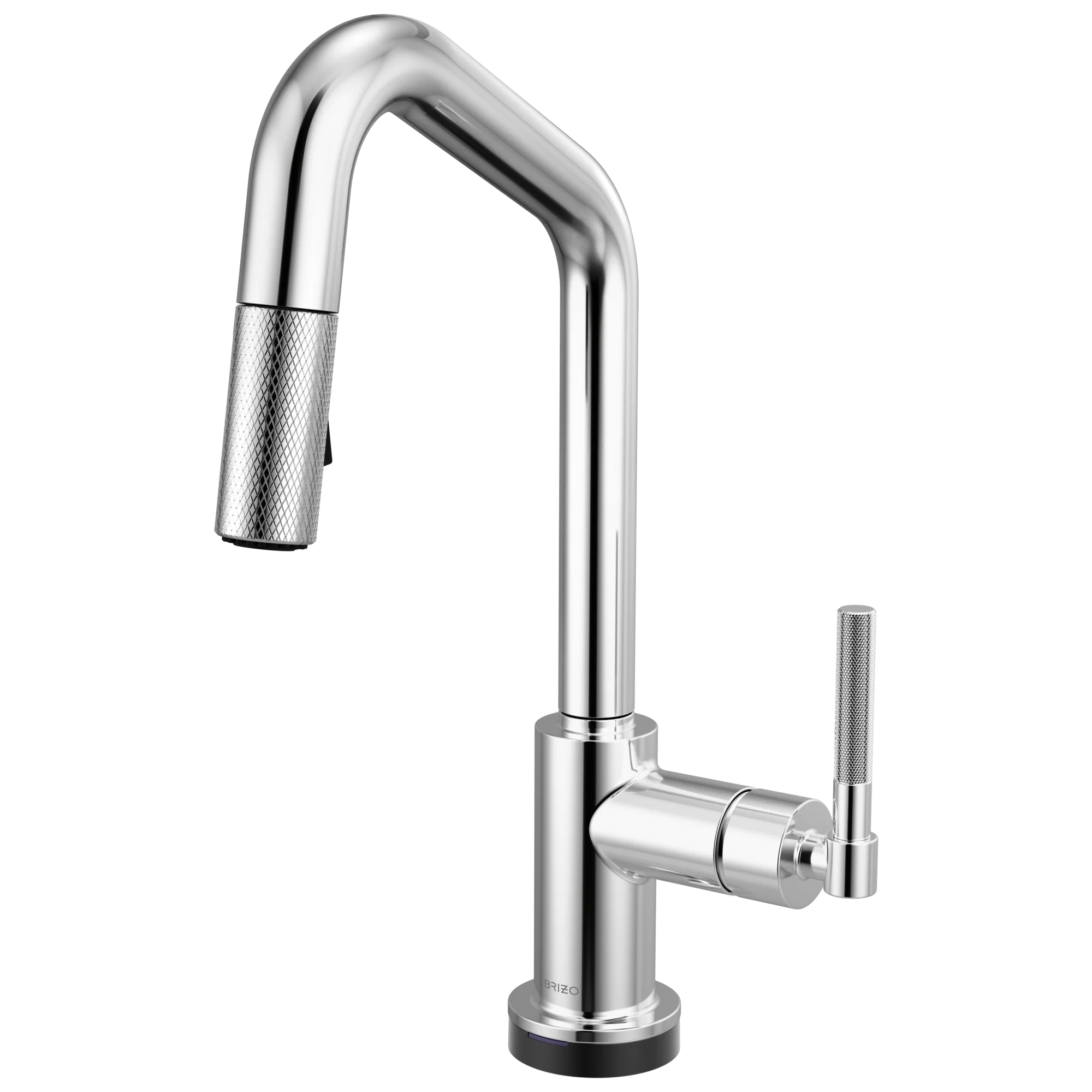 Brizo Litze 64963LF Smarttouch Pull-Down Prep Faucet with Angle Spout - Knurled Handle - Image 2