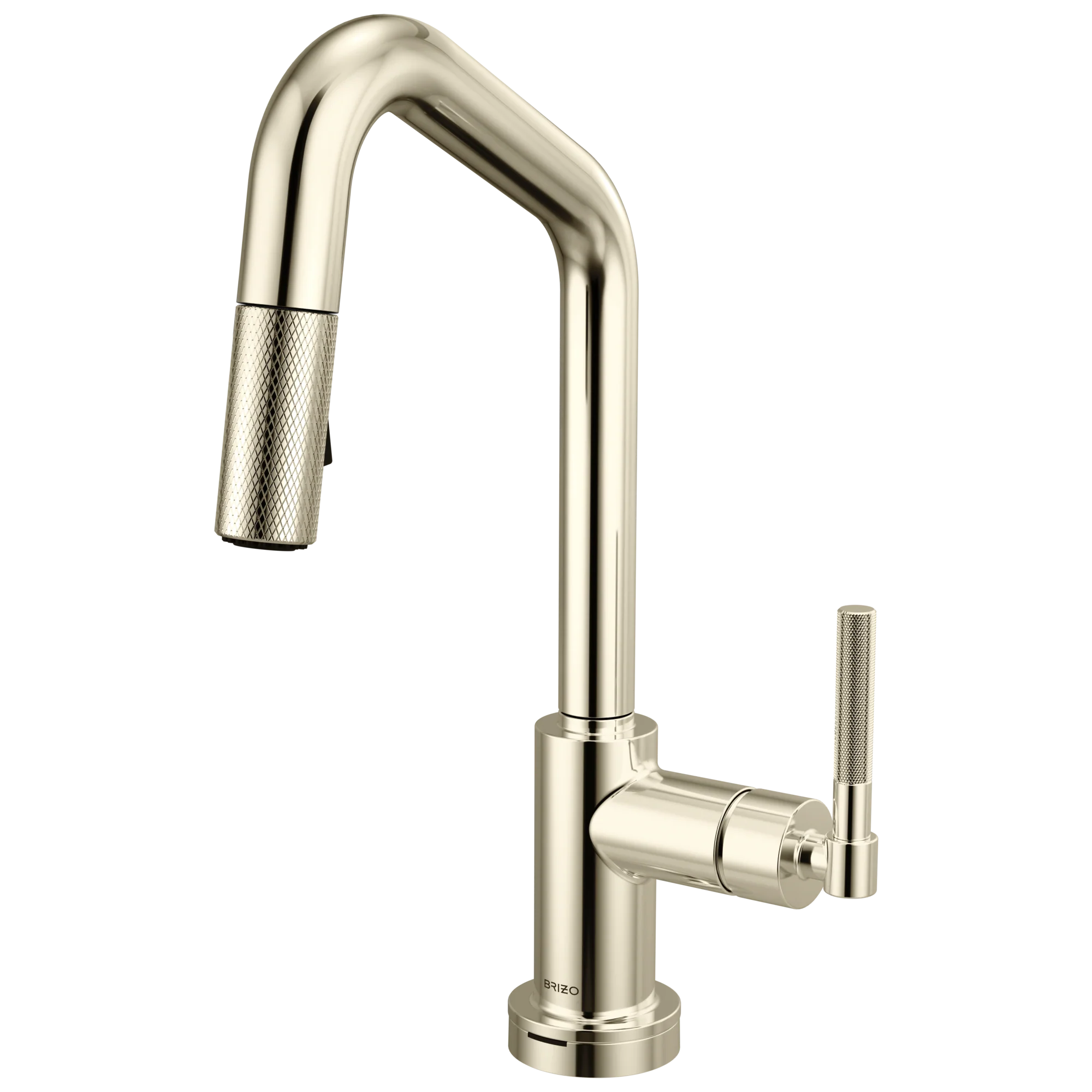 Brizo Litze 64963LF Smarttouch Pull-Down Prep Faucet with Angle Spout - Knurled Handle - Image 3