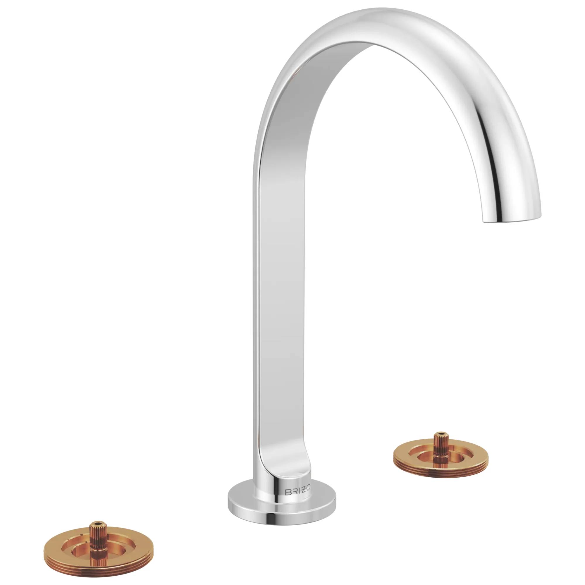 Brizo Roccesco 653110LF Widespread Lavatory Faucet with Arc Spout - Less Handles - Image 3