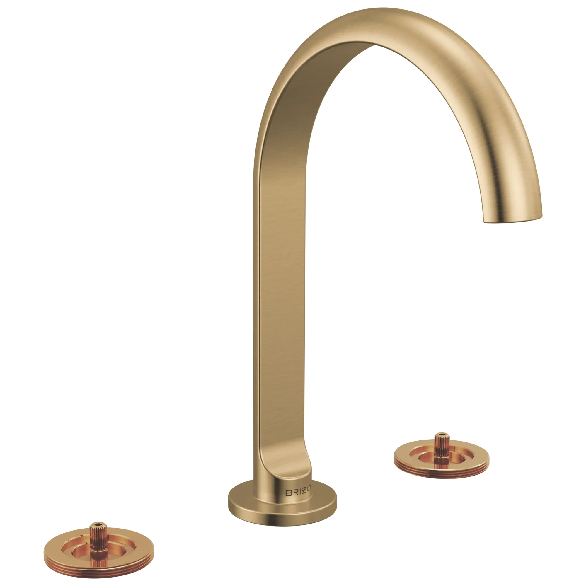 Brizo Roccesco 653110LF Widespread Lavatory Faucet with Arc Spout - Less Handles - Image 4
