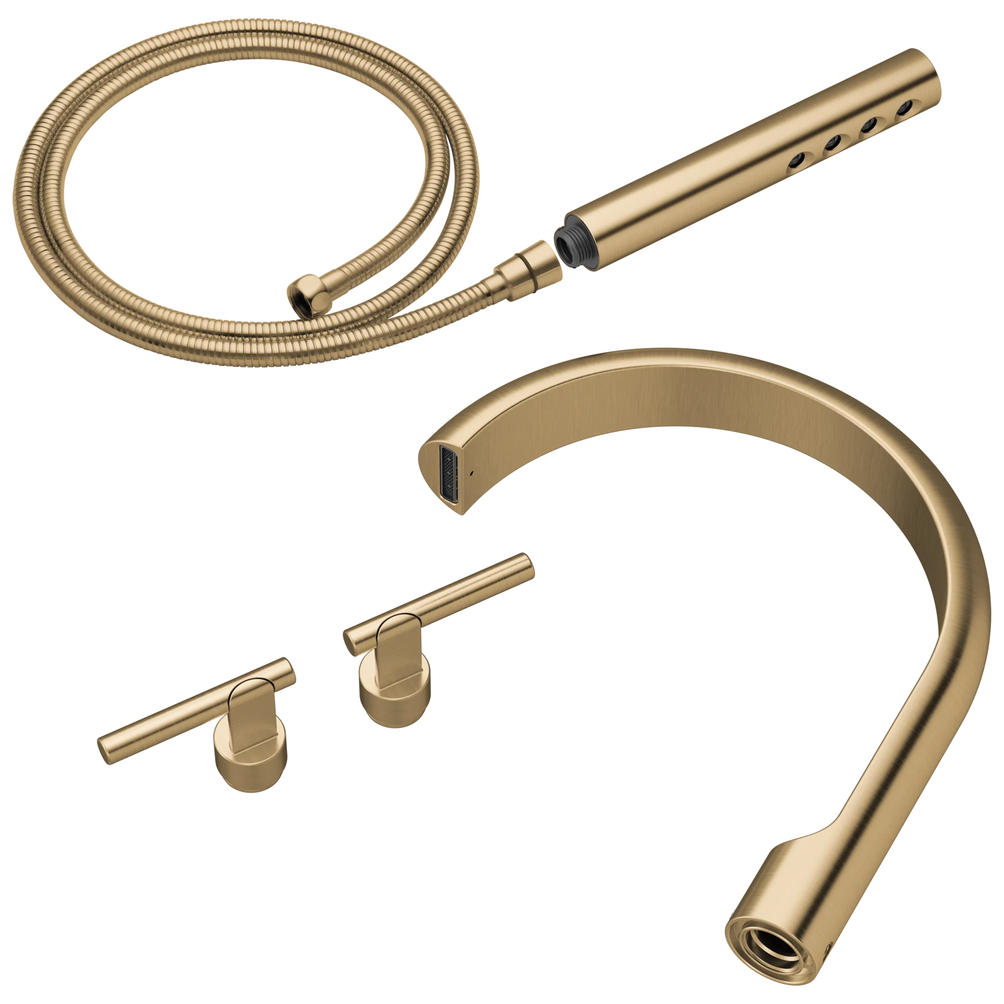 Brizo Roccesco T703110 Two-Handle Tub Filler Trim Kit with Lever Handles - Image 4
