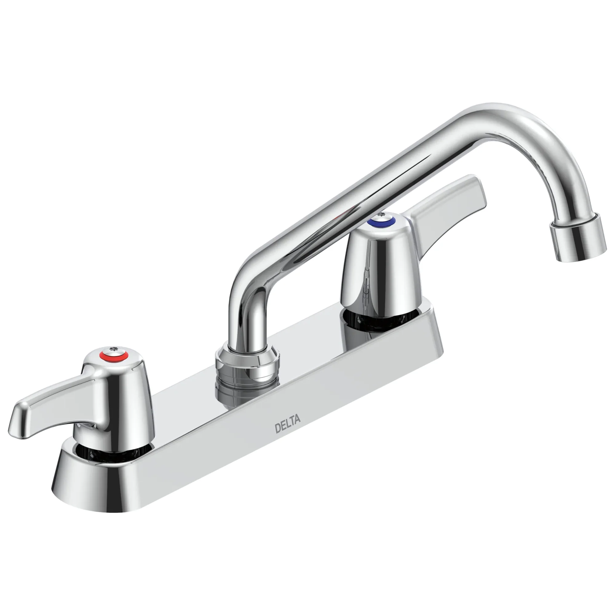 Commercial 26C3 26C3233 Two Handle 8 In Cast Deck-Mount Faucet