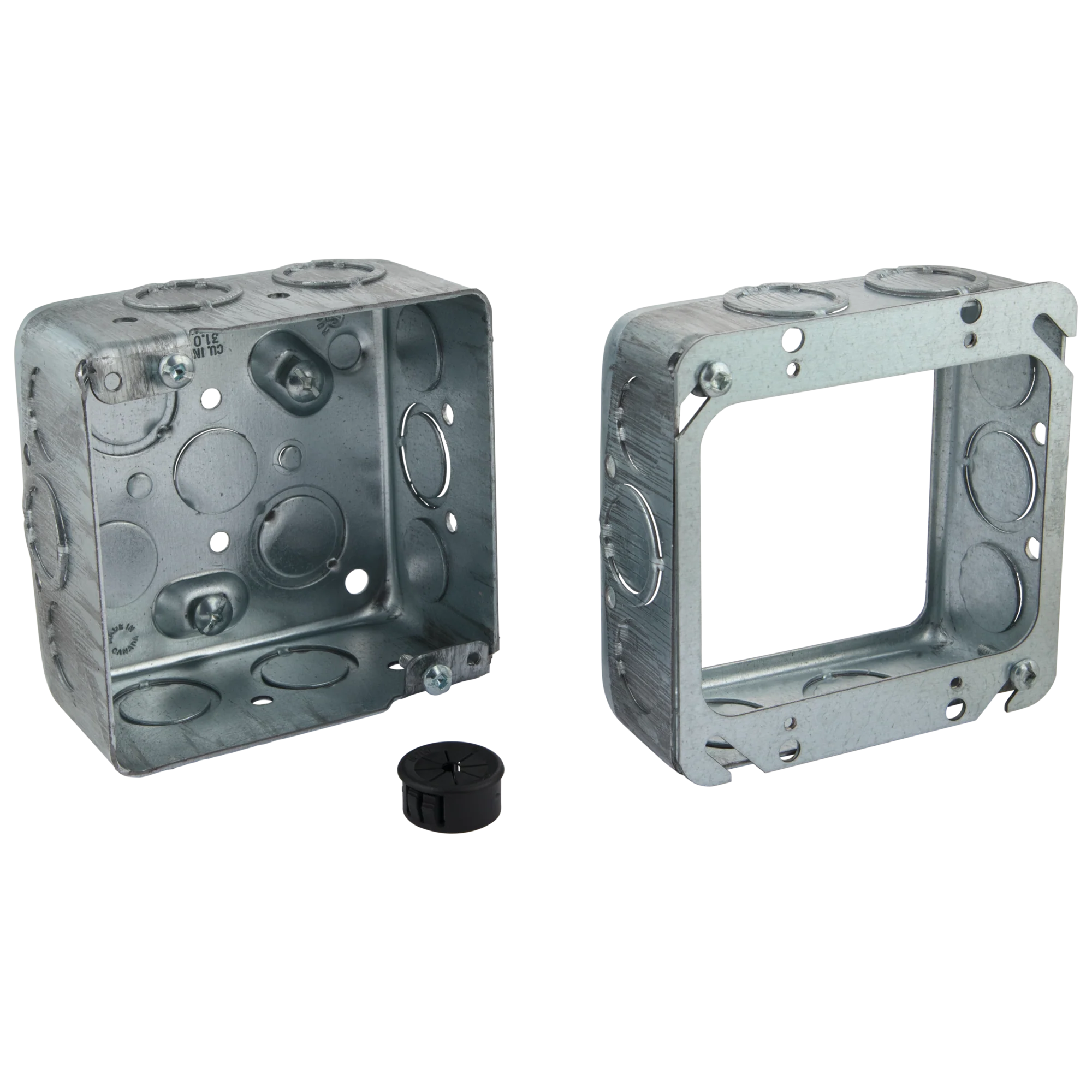 Commercial Instit Parts 061201A 4x4x4 Box with Bushing & Guard (2 req'd per faucet)