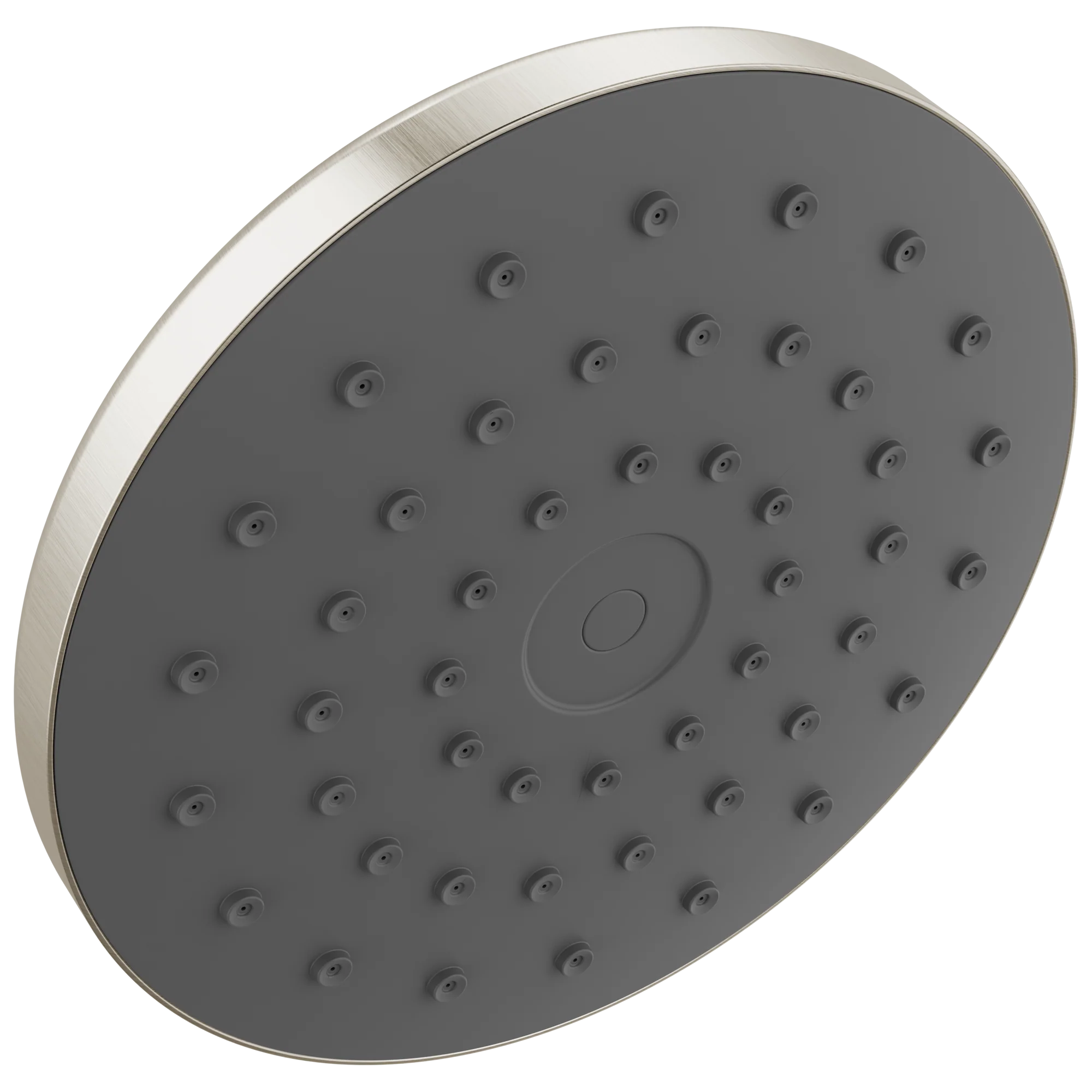 Delta Universal Showering Components 75103SN PivotPro Raincan Shower Head with TouchClean Spray Face