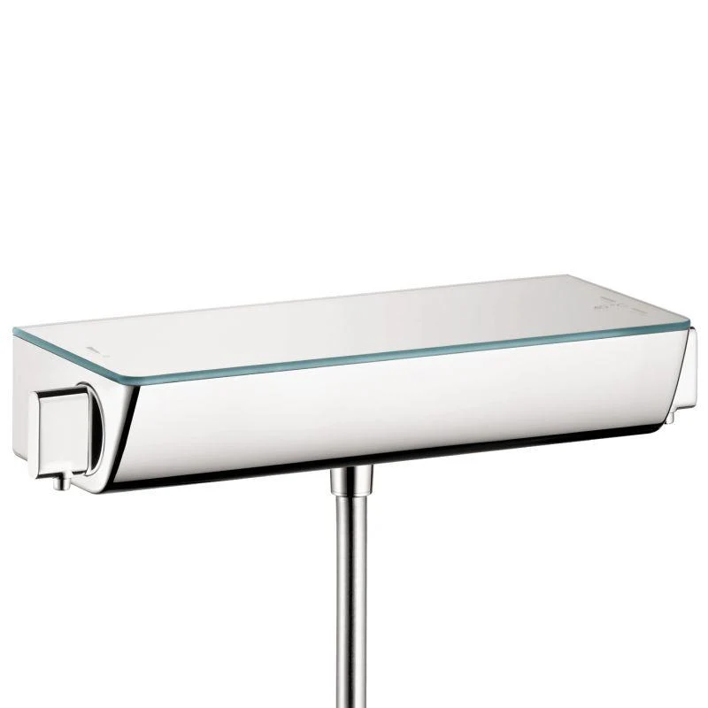 hansgrohe 13161001 Ecostat Thermostatic Valve Trim with Integrated Volume Control - Less Valve