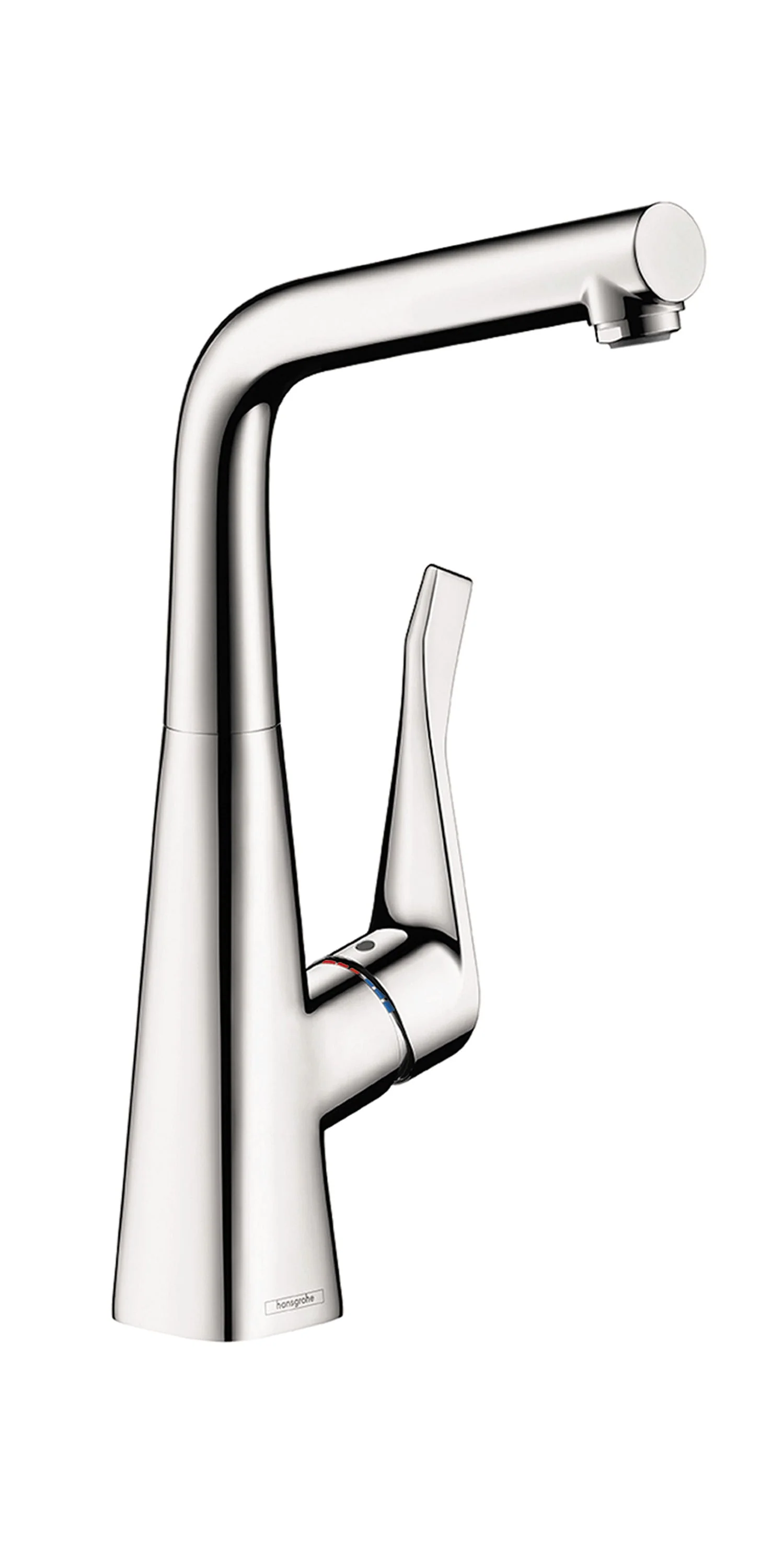 hansgrohe 04509000 Metris Bar Kitchen Faucet with Swivel Spout in Chrome - Image 4