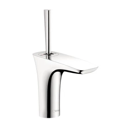hansgrohe 15074001 Pura Vida 1.2 GPM Single Hole Bathroom Faucet with Eco Right Quick Clean in Chrome