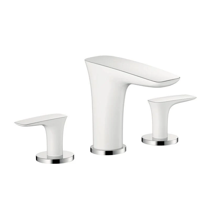 hansgrohe 15073001 Pura Vida 1.2 GPM Widespread Bathroom Faucet with Eco Right Quick Clean and ComForteone Technologies in Chrome - Image 2