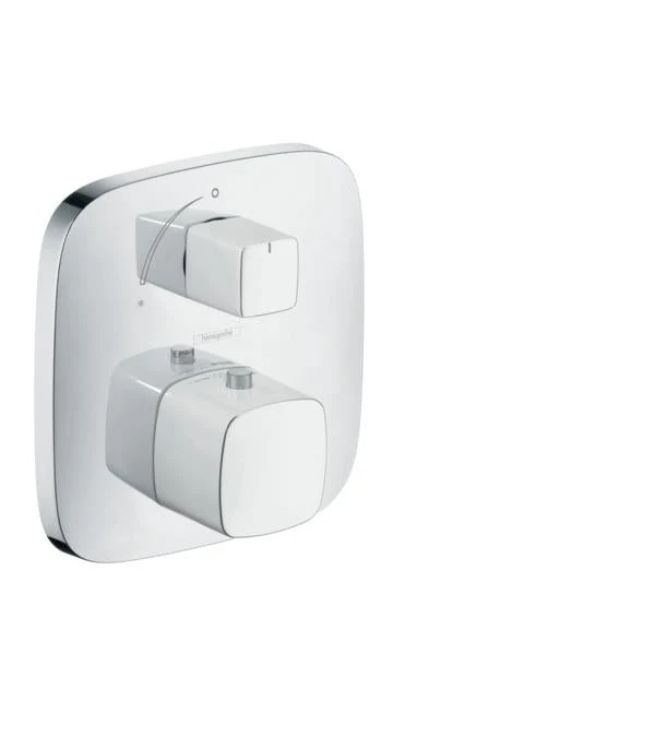 hansgrohe 15775001 Pura Vida Thermostatic Valve Trim with Integrated Volume Control - Less Valve in Chrome - Image 2