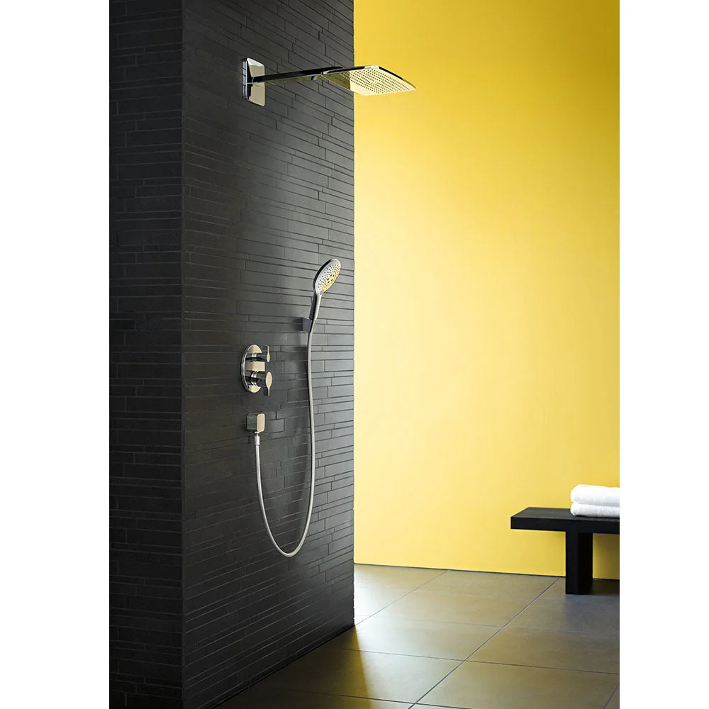 hansgrohe 04353000 S/E Thermostatic Valve Trim with Integrated Diverter and Volume Controls - Less Valve in Chrome - Image 4