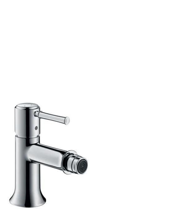 hansgrohe 14120001 Talis C 2.2 GPM Bidet Faucet - Pop-Up Drain Assembly Included in Chrome