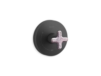 Kallista P32707-RST 002 Pressure Balance Trim, Rose Quartz - Image 4