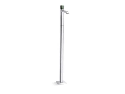 Kallista P33170-GTM Bezel Floormount Sink Faucet, Gtm Stone