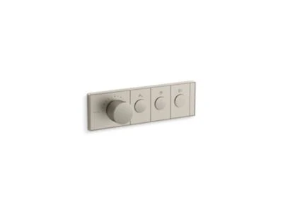 Kallista P34720-00 3-Outlet Trim Push Button Mechanical - Image 4
