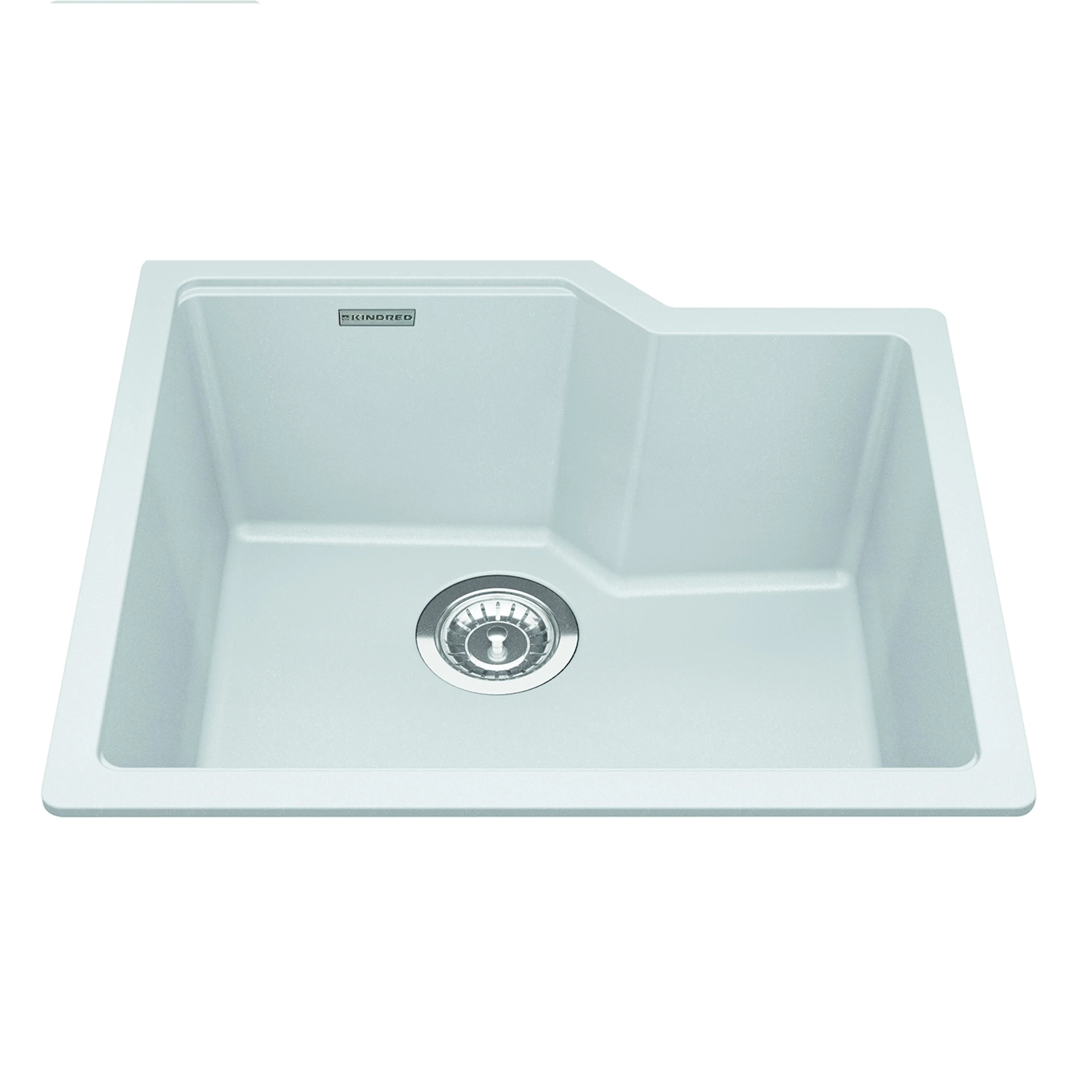Kindred Granite Series Undermount Single Bowl 22.06 x 19.69 in Granite Kitchen Sink - Image 3