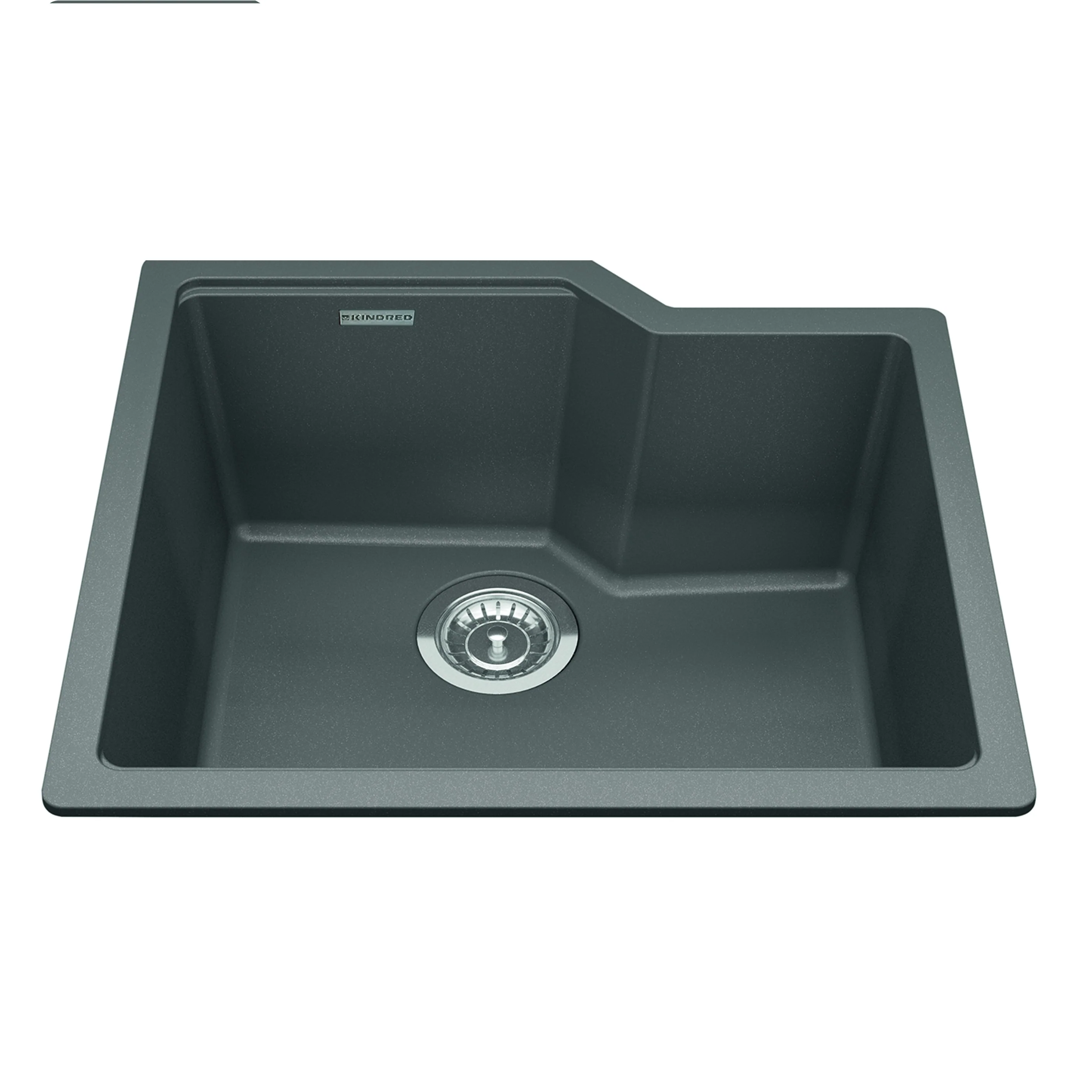 Kindred Granite Series Undermount Single Bowl 22.06 x 19.69 in Granite Kitchen Sink - Image 5