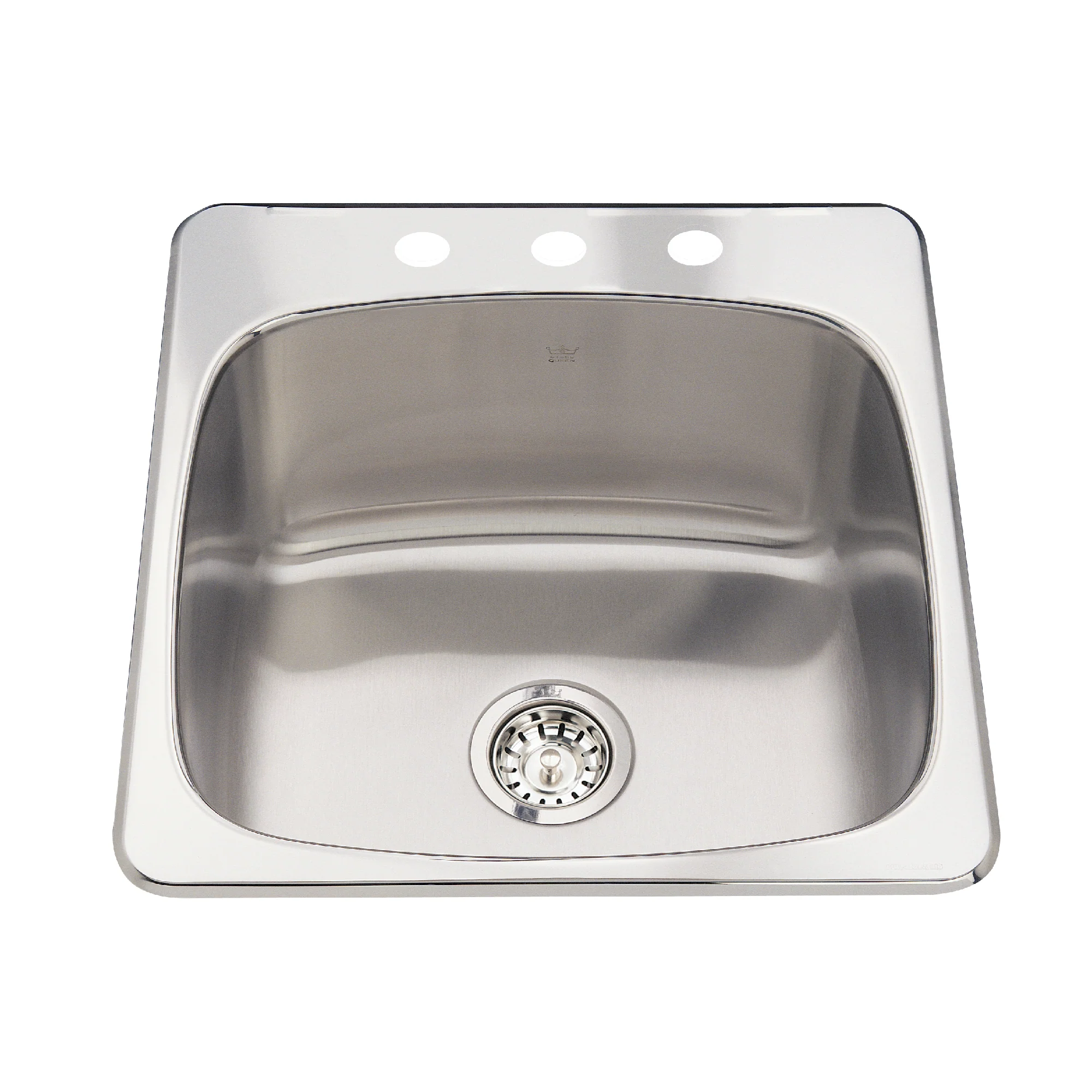 Kindred Utility Collection Drop-In Single Bowl 20.13 x 20.56 in Stainless Steel Kitchen Sink