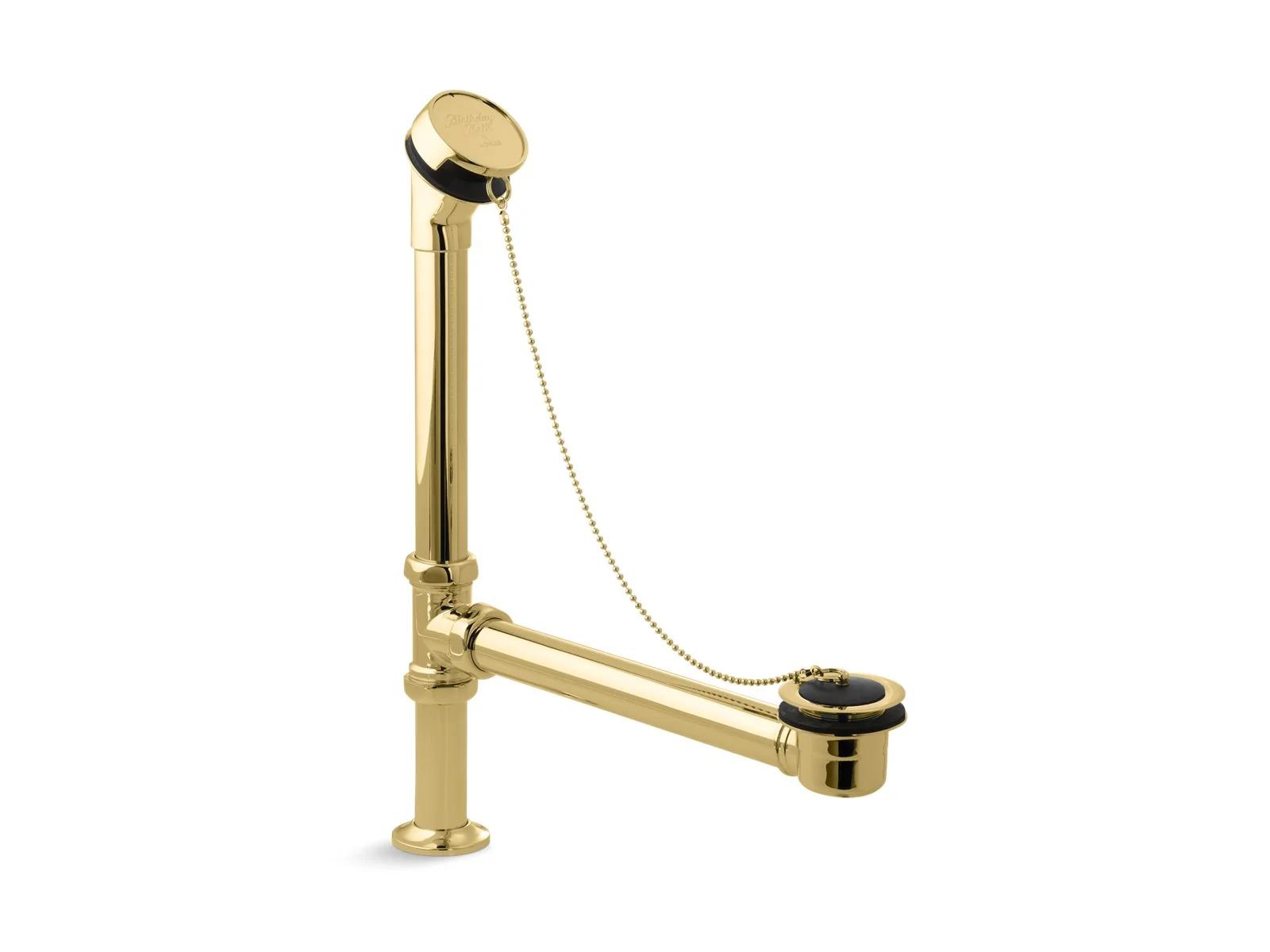 KOHLER K-106 Antique Bath drain, chain and rubber stopper - Image 2