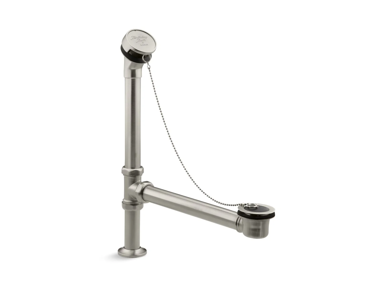KOHLER K-106 Antique Bath drain, chain and rubber stopper - Image 3